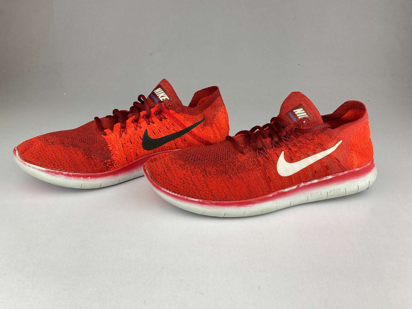 Nike Free RN Flyknit 'Team Red/White/Black'-Running-Athletic Corner