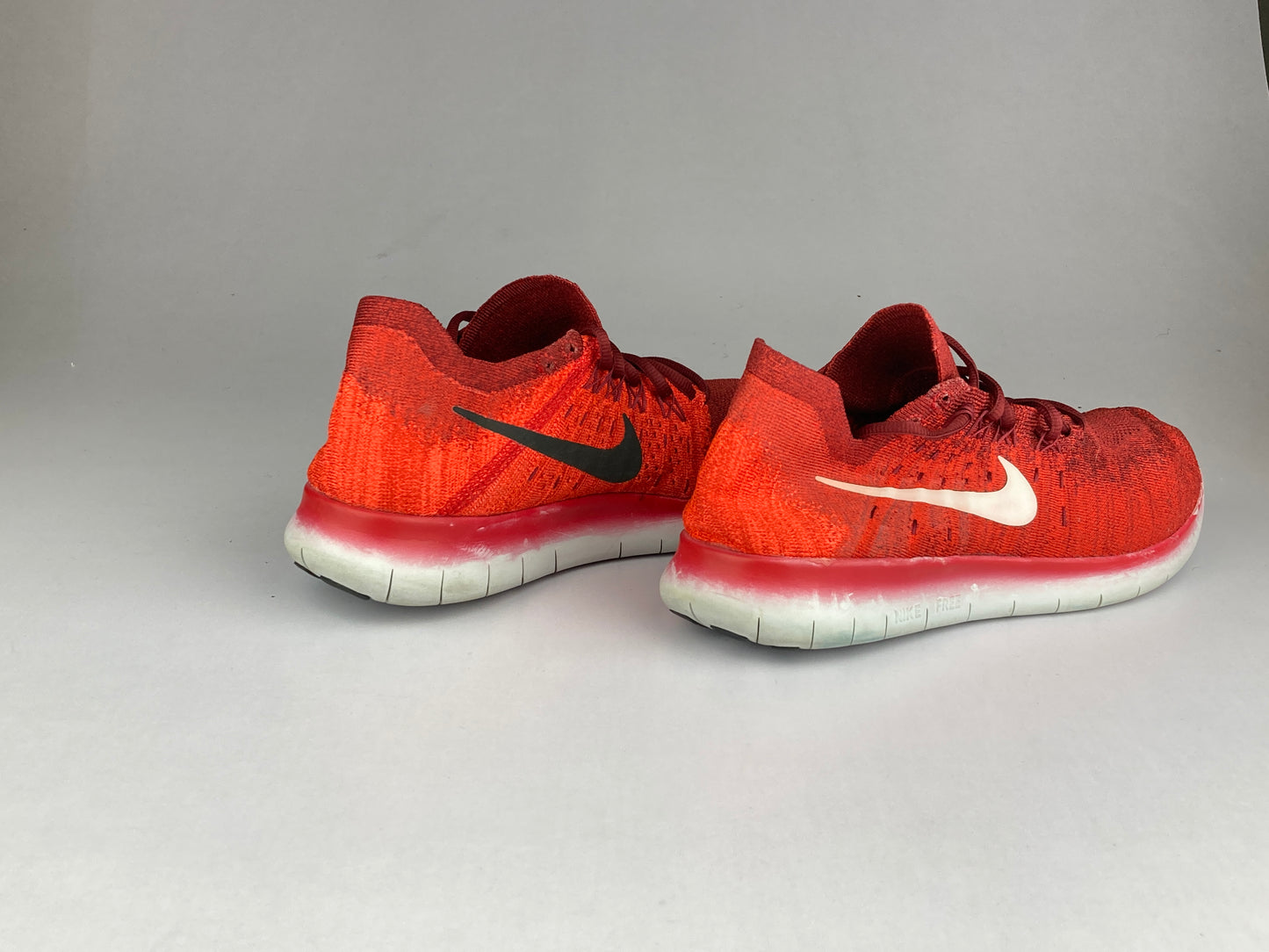 Nike Free RN Flyknit 'Team Red/White/Black'-Running-Athletic Corner