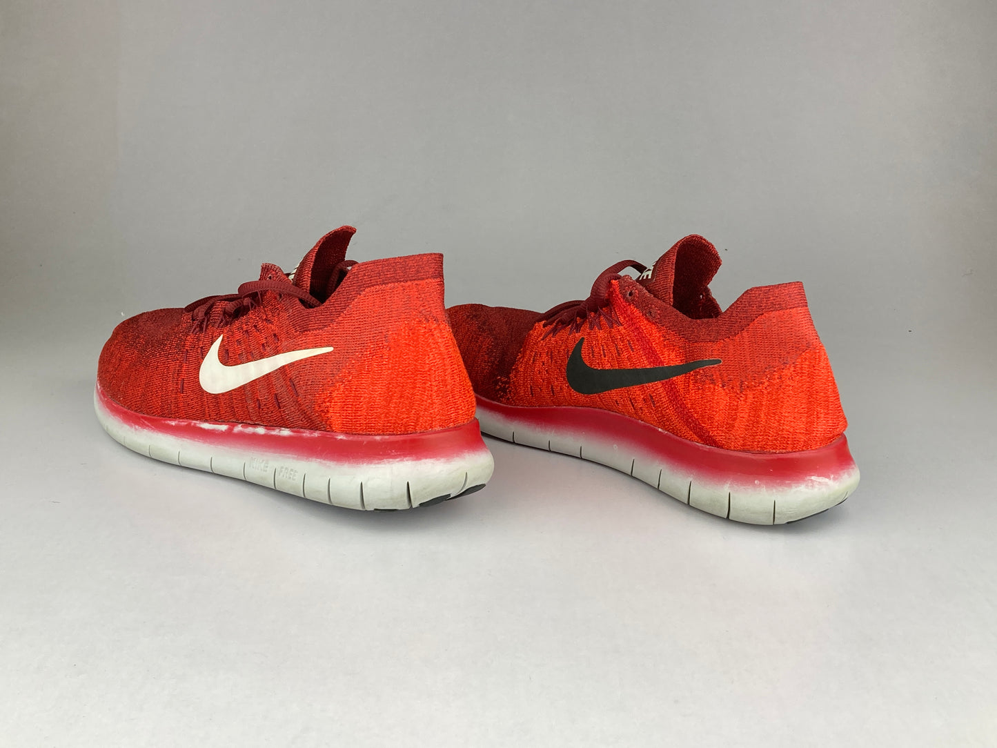 Nike Free RN Flyknit 'Team Red/White/Black'-Running-Athletic Corner