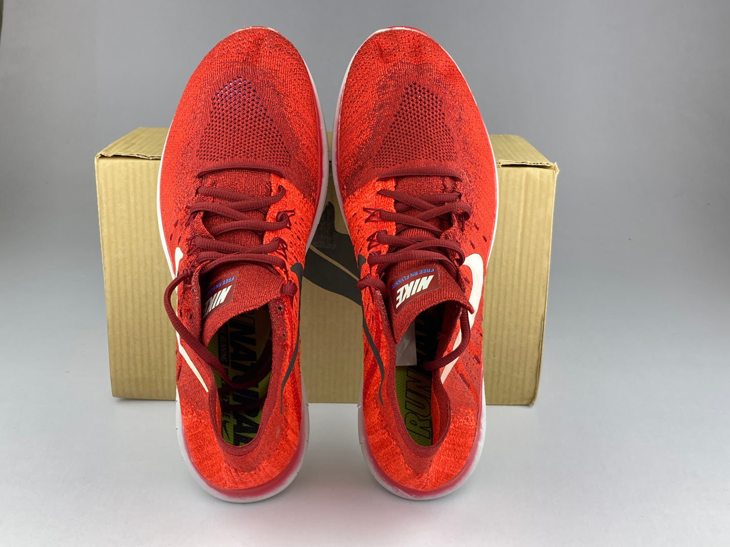 Nike Free RN Flyknit 'Team Red/White/Black'-Running-Athletic Corner
