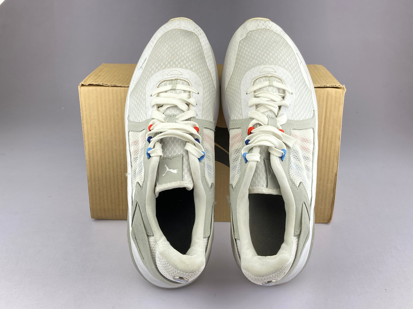 Puma BMW Motorsport x Anzarun 'White/Grey/Violet' 306505-02-Running-Athletic Corner