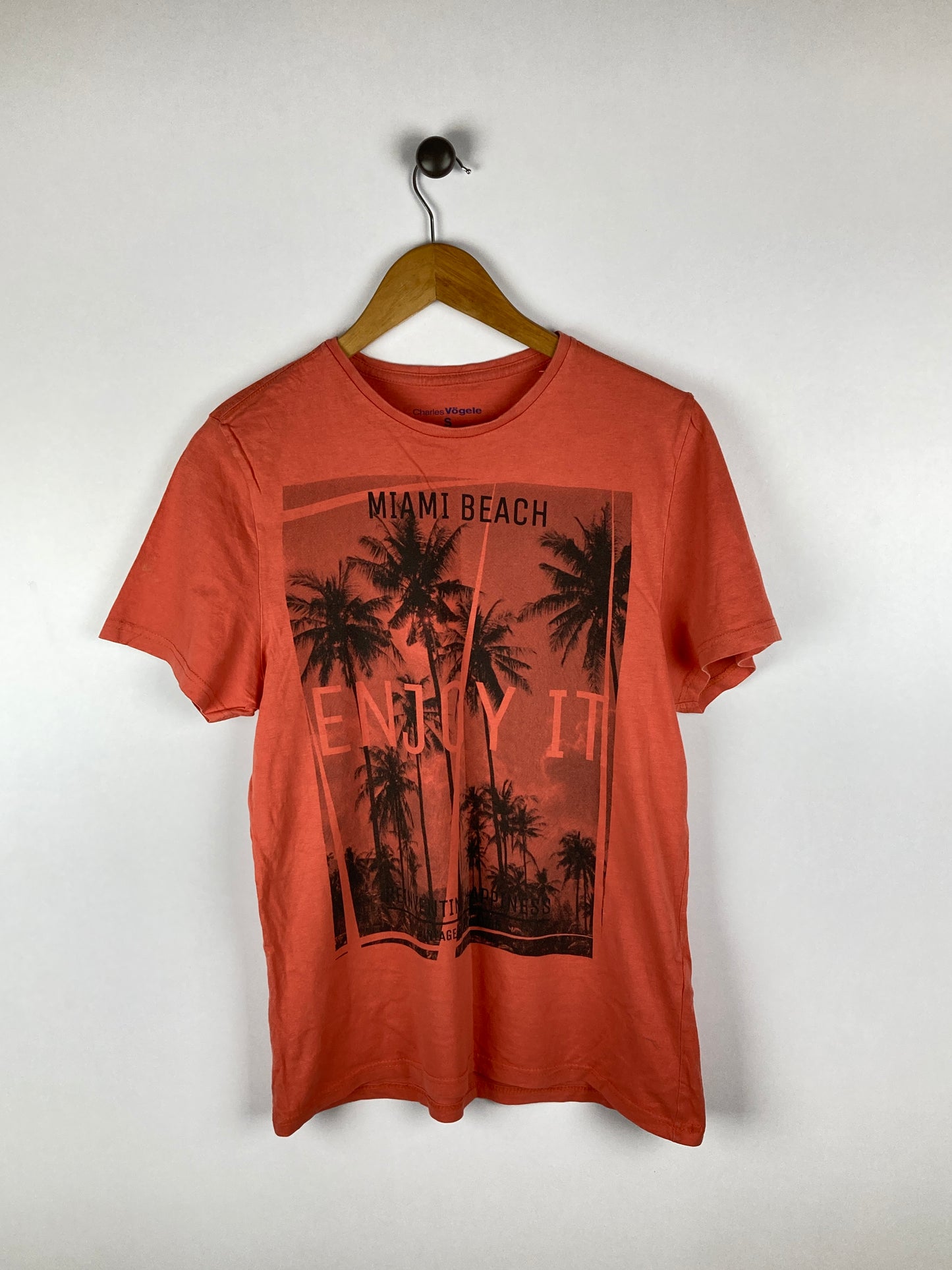 Charles Vögele Miami Beach | Salmon Colored | Crew Neck Tee