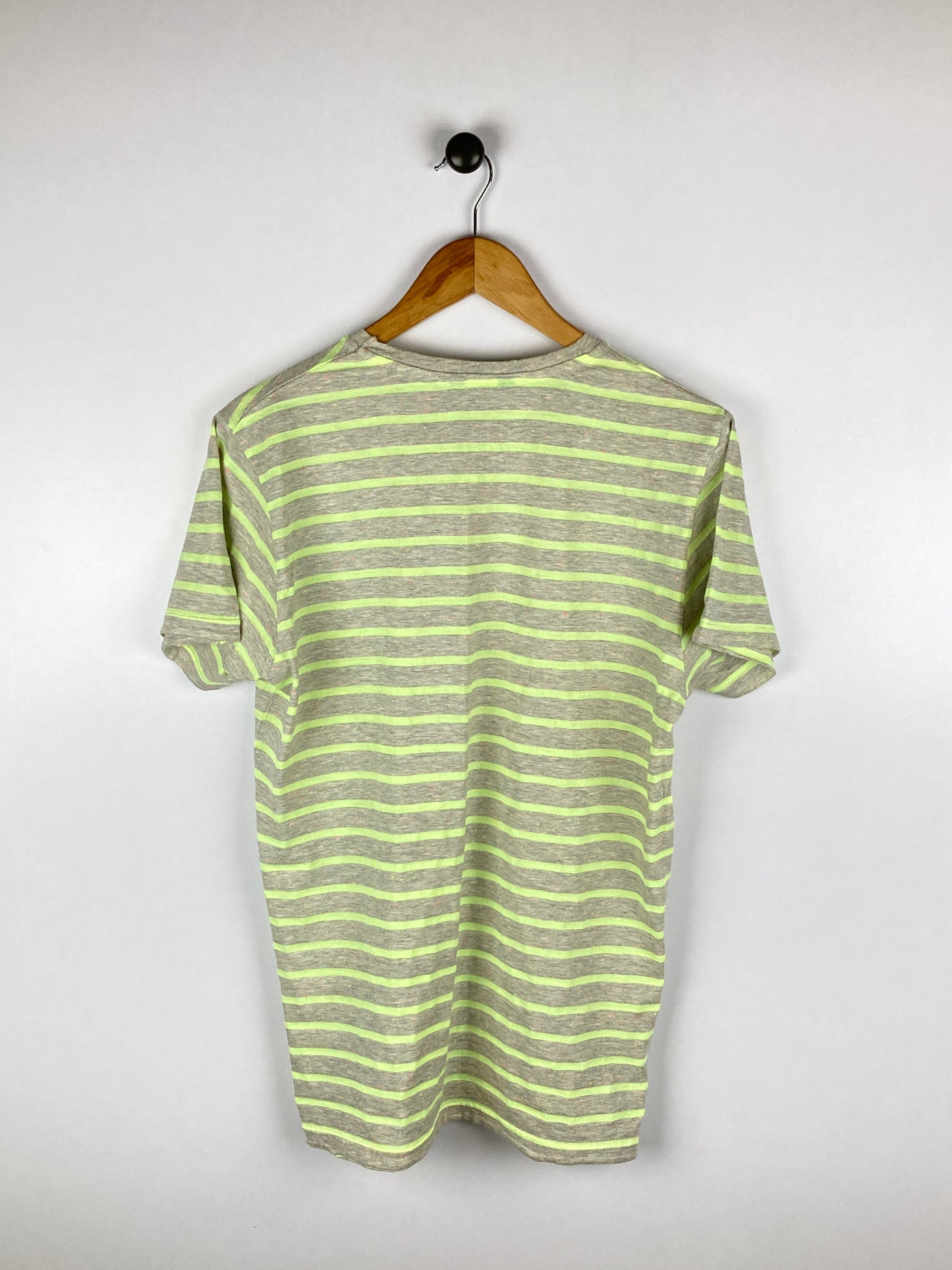 PULL&BEAR Printed Green Grey |Cotton | Crew Neck-Tees-Athletic Corner