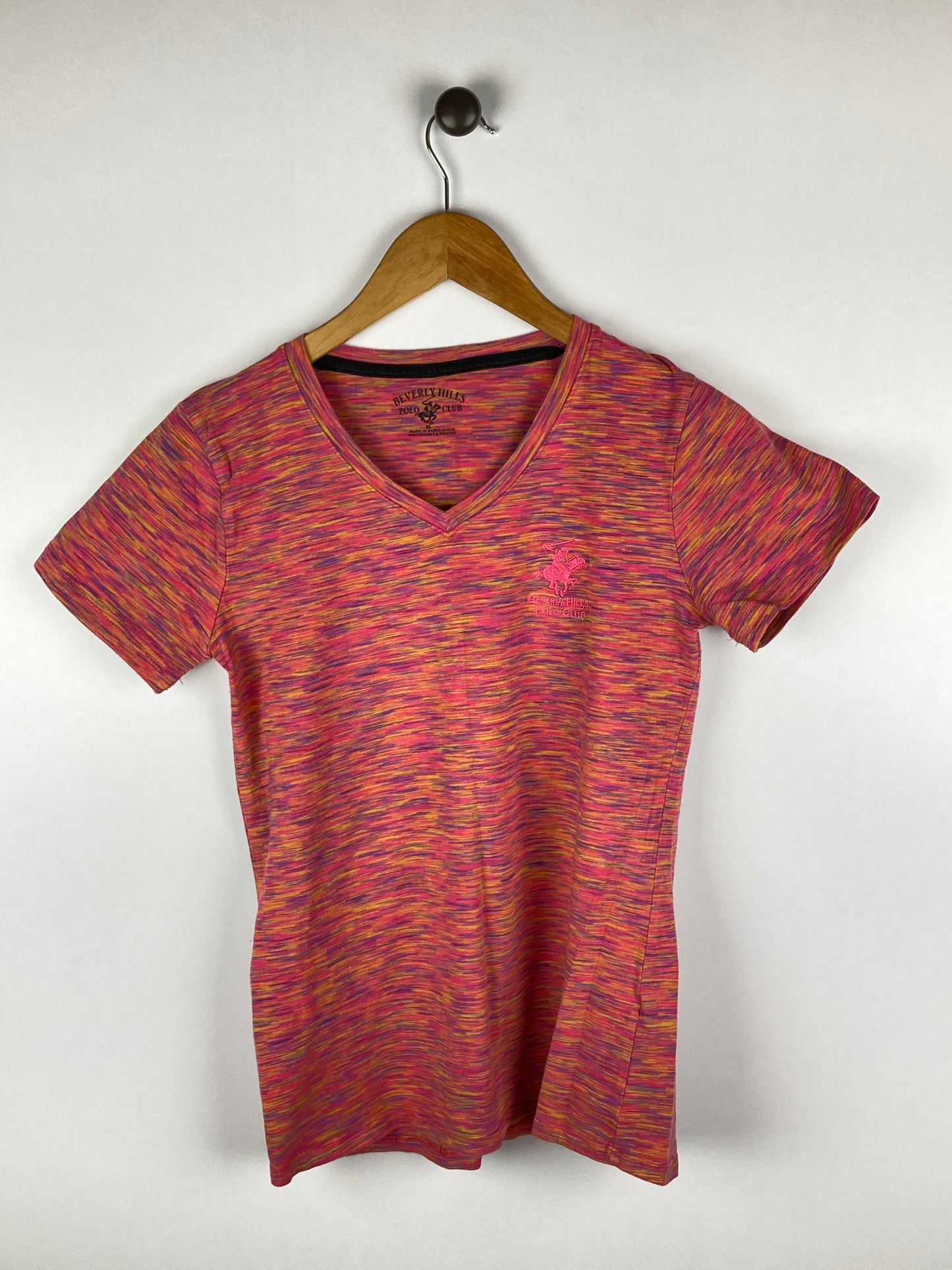 Beverly Hills Polo Club Multi |Cotton | V Neck-Tees-Athletic Corner