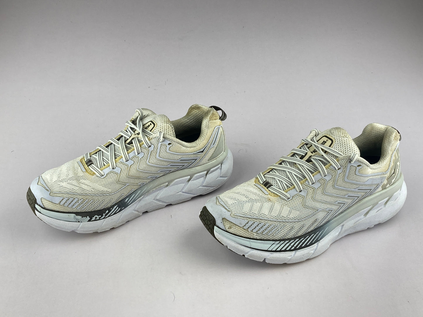 Hoka Wmns Clifton 4 'White/Silver'-Running-Athletic Corner