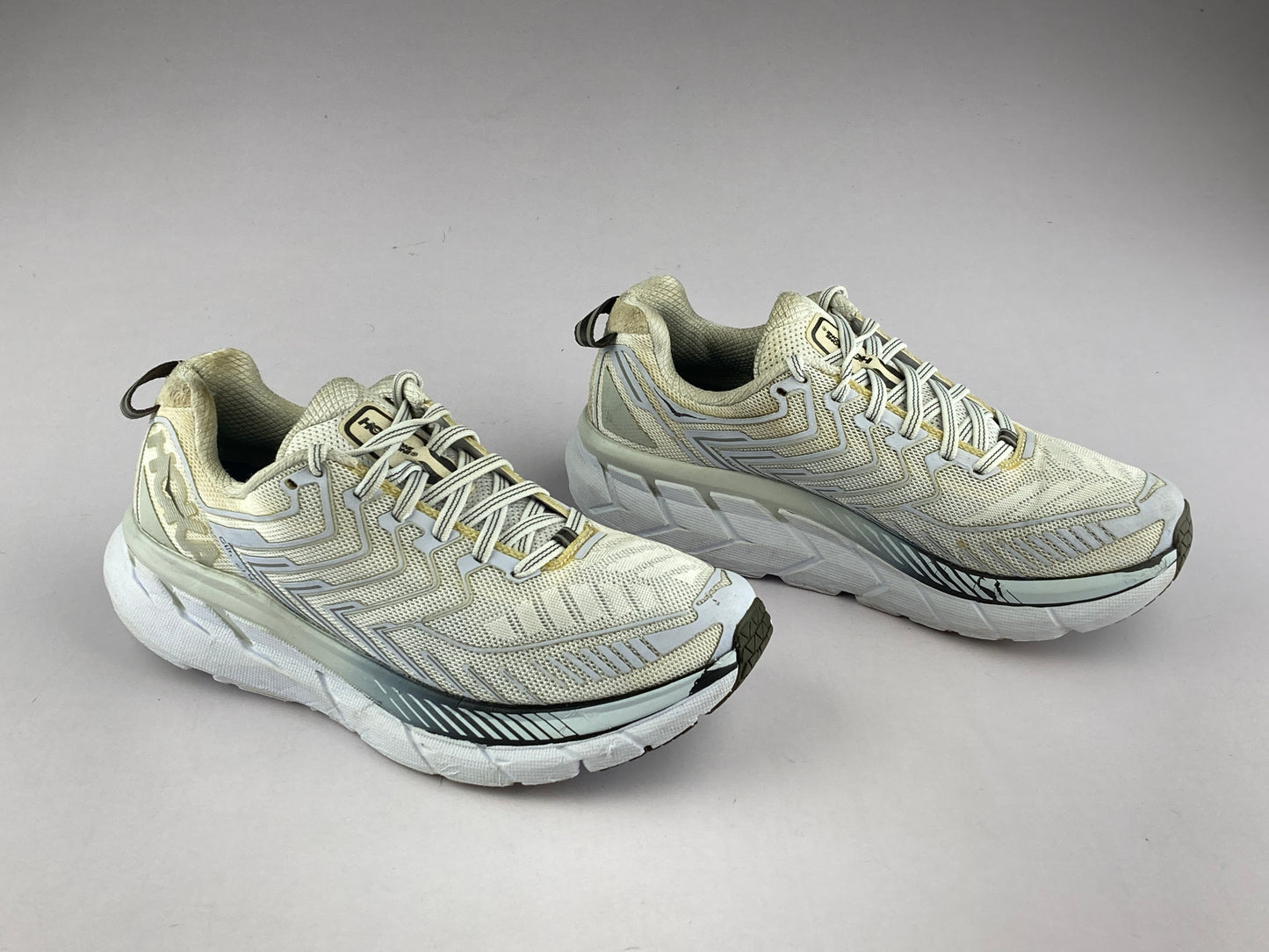 Hoka Wmns Clifton 4 'White/Silver'-Running-Athletic Corner