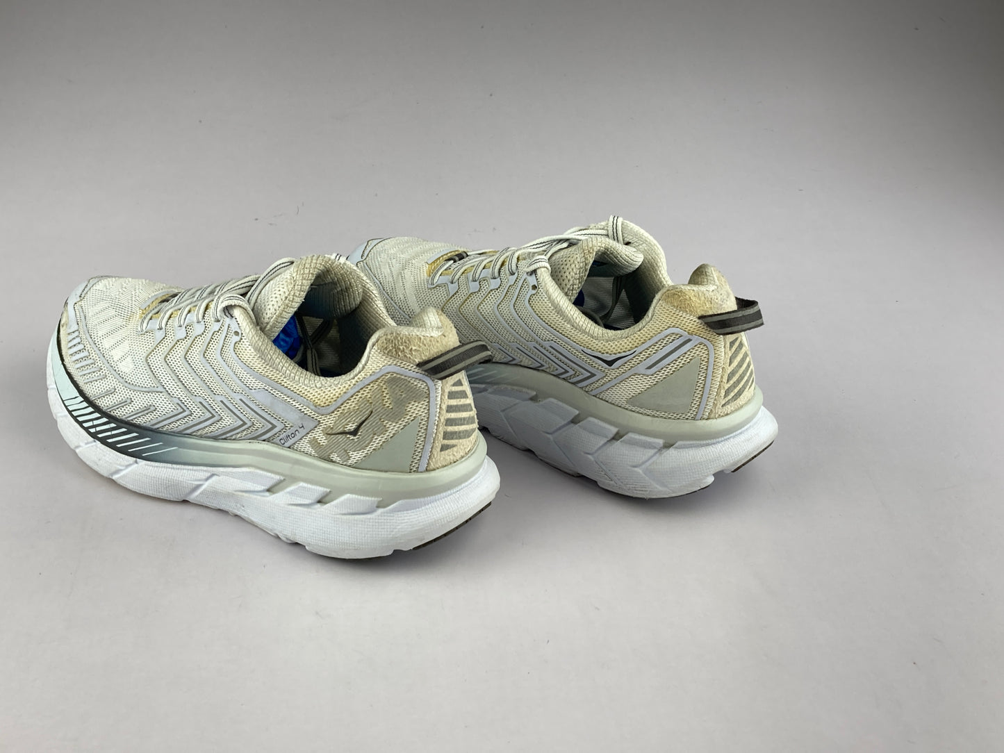 Hoka Wmns Clifton 4 'White/Silver'-Running-Athletic Corner
