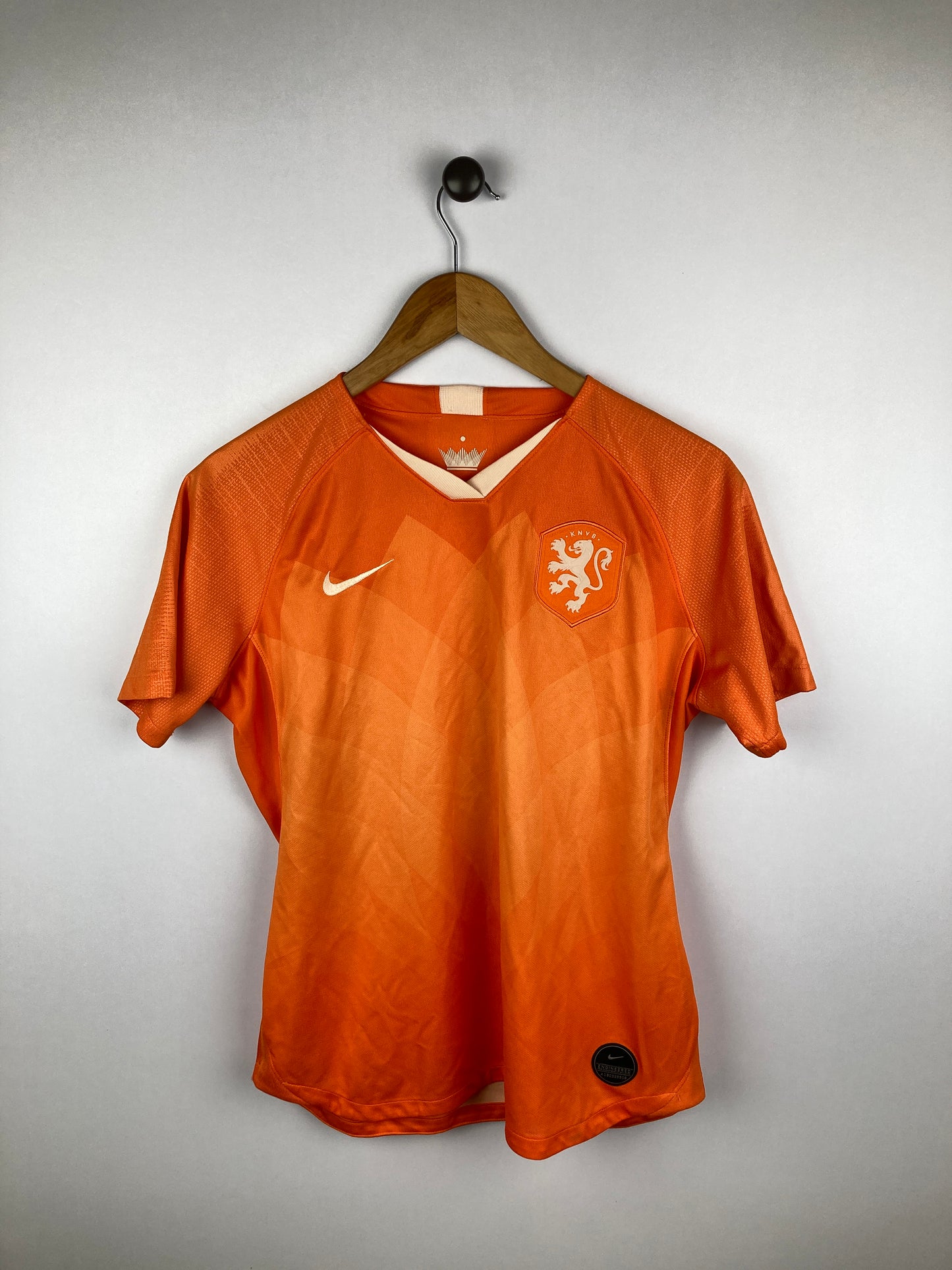 Nike Printed Orange|Dri-Fit|V Neck-Dri-fit-Athletic Corner