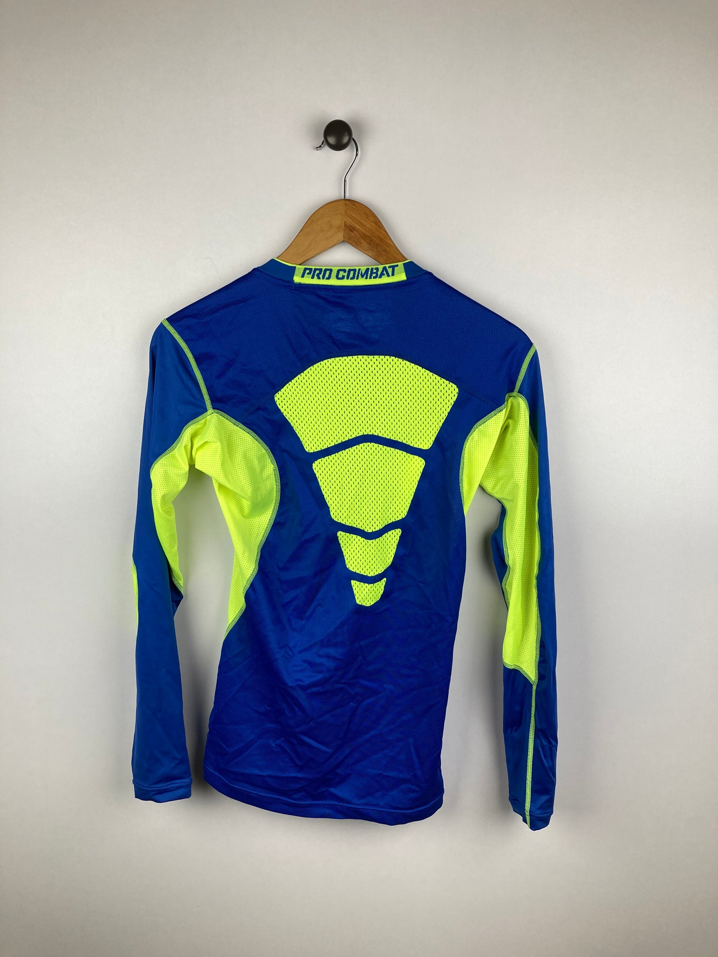 Nike Pro Combat Blue|Dri-Fit|Crew Neck-Dri-fit-Athletic Corner