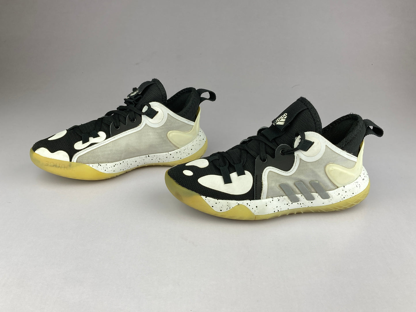 adidas Kids Harden Stepback 'Core Black/Silver Metallic/Cloud White' fz1888-Basketball-Athletic Corner