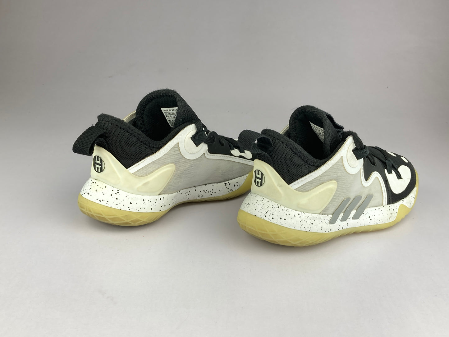 adidas Kids Harden Stepback 'Core Black/Silver Metallic/Cloud White' fz1888-Basketball-Athletic Corner