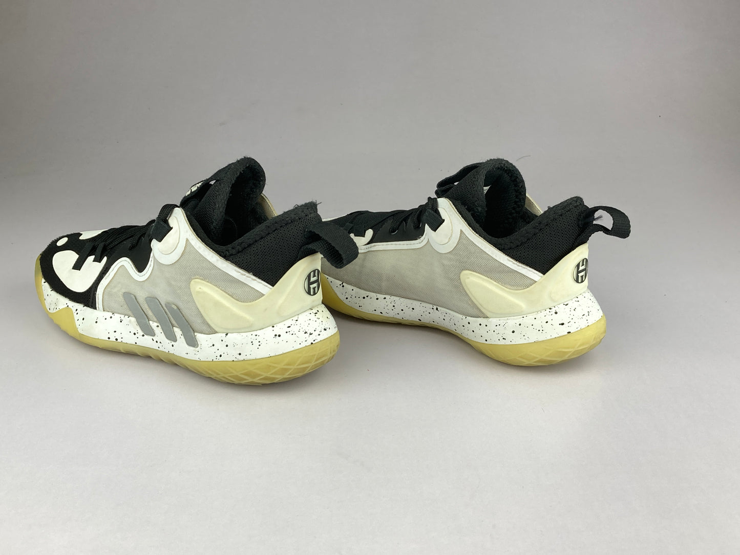 adidas Kids Harden Stepback 'Core Black/Silver Metallic/Cloud White' fz1888-Basketball-Athletic Corner