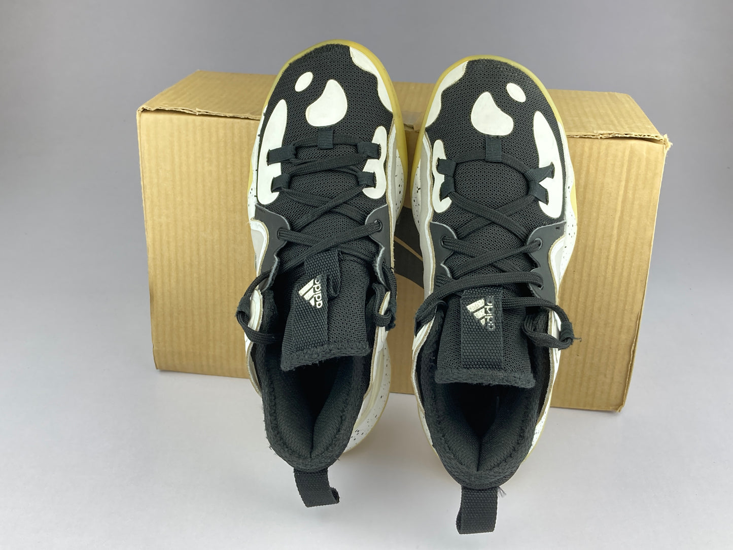 adidas Kids Harden Stepback 'Core Black/Silver Metallic/Cloud White' fz1888-Basketball-Athletic Corner