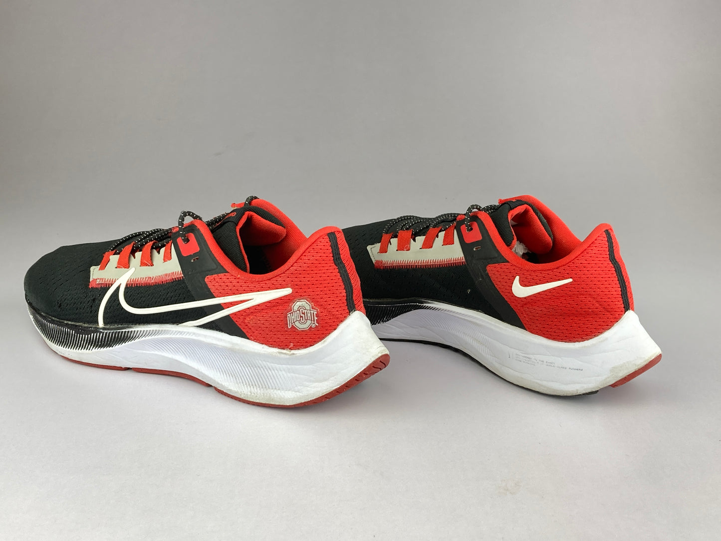 Nike Air Zoom Pegasus 38 Ohio State 'University Red/White/Black/Dark Smoke Grey' DJ0837-001-Running-Athletic Corner