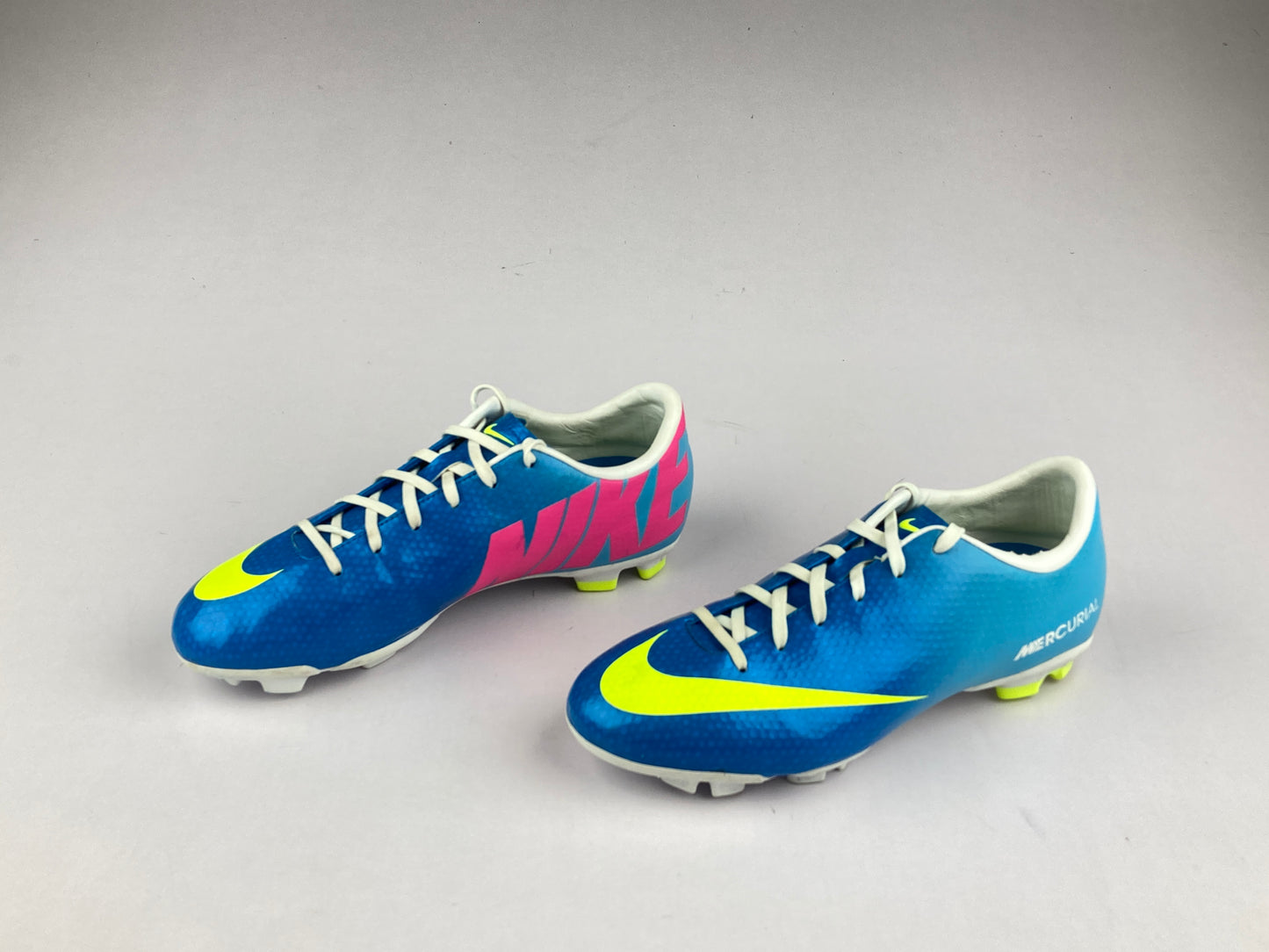 Nike Mercurial IV FG Junior ' Blue/Volt' 553631-474-Footwear-Athletic Corner
