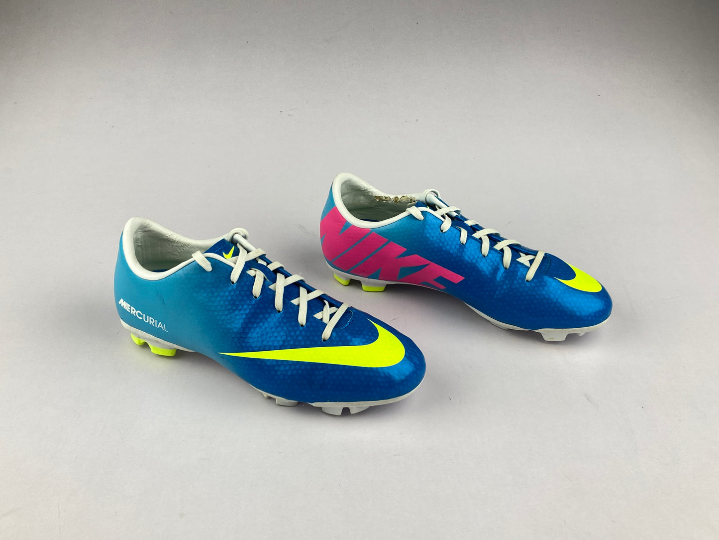Nike Mercurial IV FG Junior ' Blue/Volt' 553631-474-Footwear-Athletic Corner
