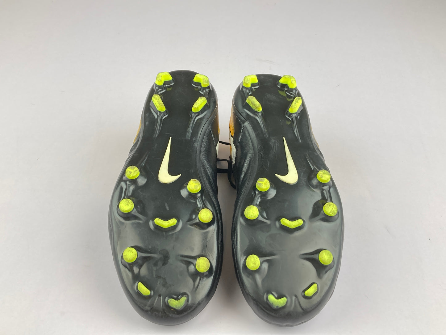 Nike JR Tiempo Ligera IV FG 'Black/Yellow' 897725-008-Footwear-Athletic Corner