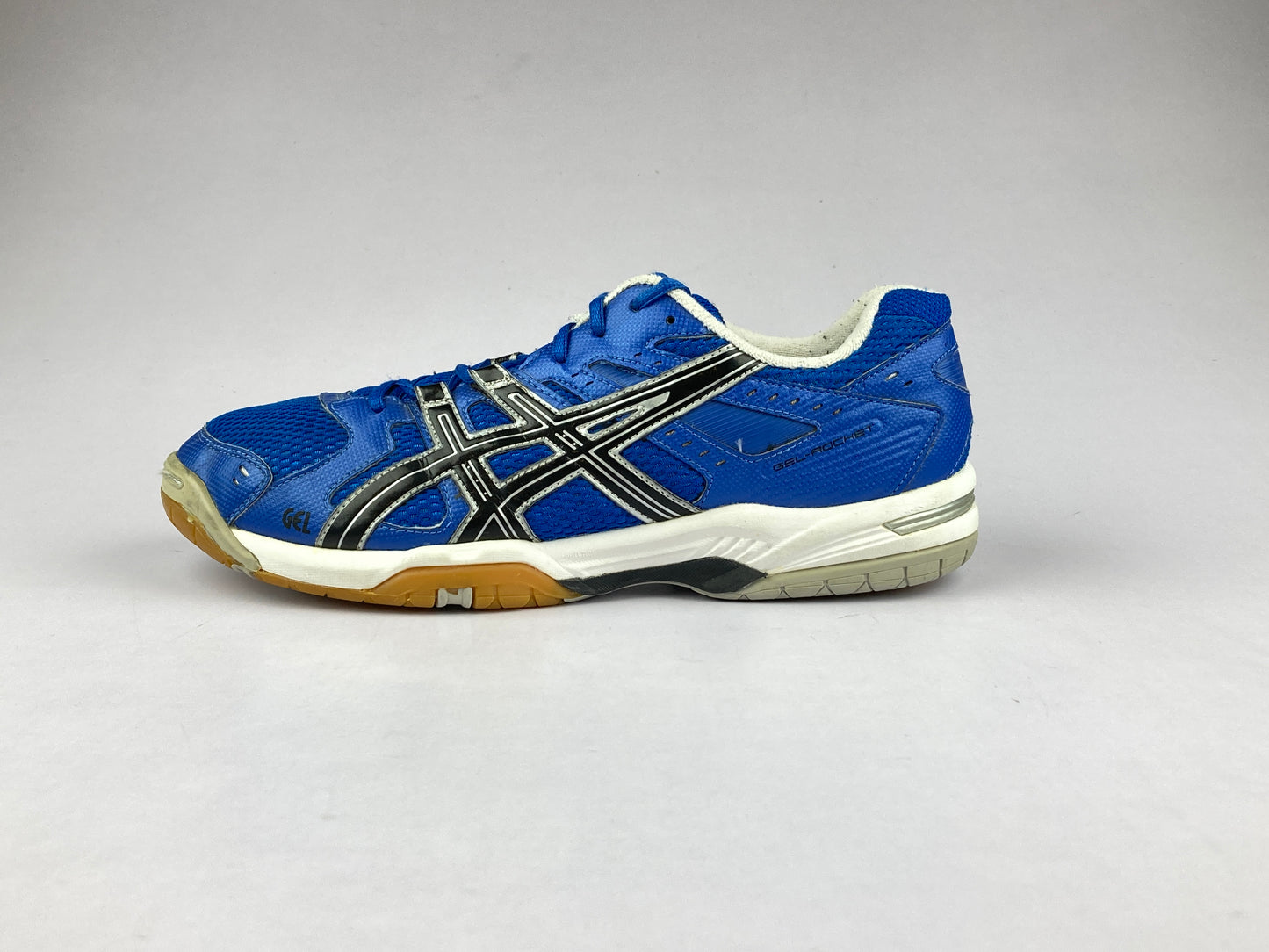 Asics GEL ROCKET 6- SUPERGE 'Blue Back/Silver' b207n-Sneakers-Athletic Corner