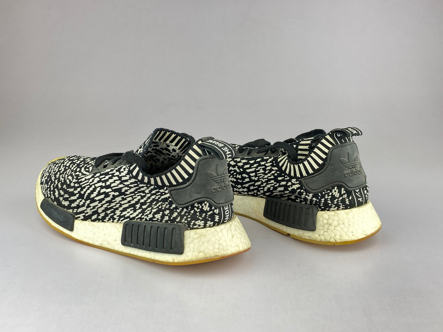 adidas NMD R1 Zebra 'Sashiko Black' BY3013-Sneakers-Athletic Corner