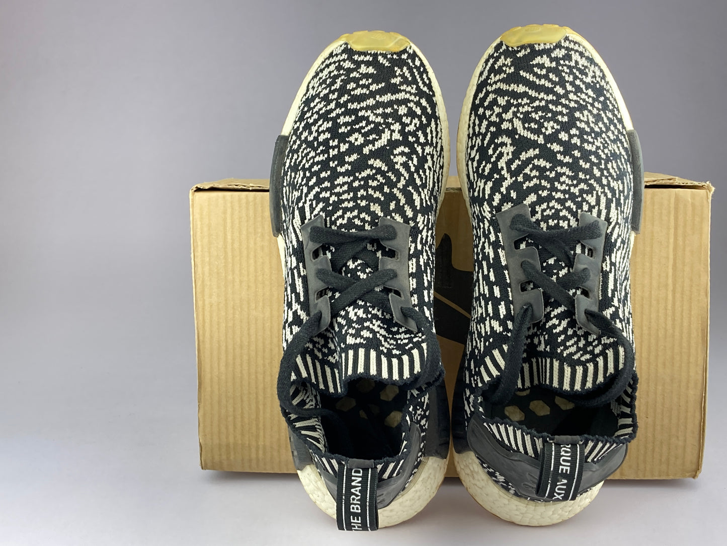 adidas NMD R1 Zebra 'Sashiko Black' BY3013-Sneakers-Athletic Corner