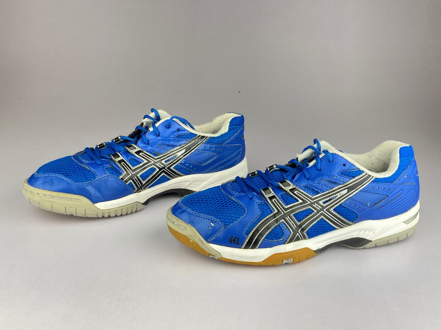 Asics GEL ROCKET 6- SUPERGE 'Blue Back/Silver' b207n-Sneakers-Athletic Corner
