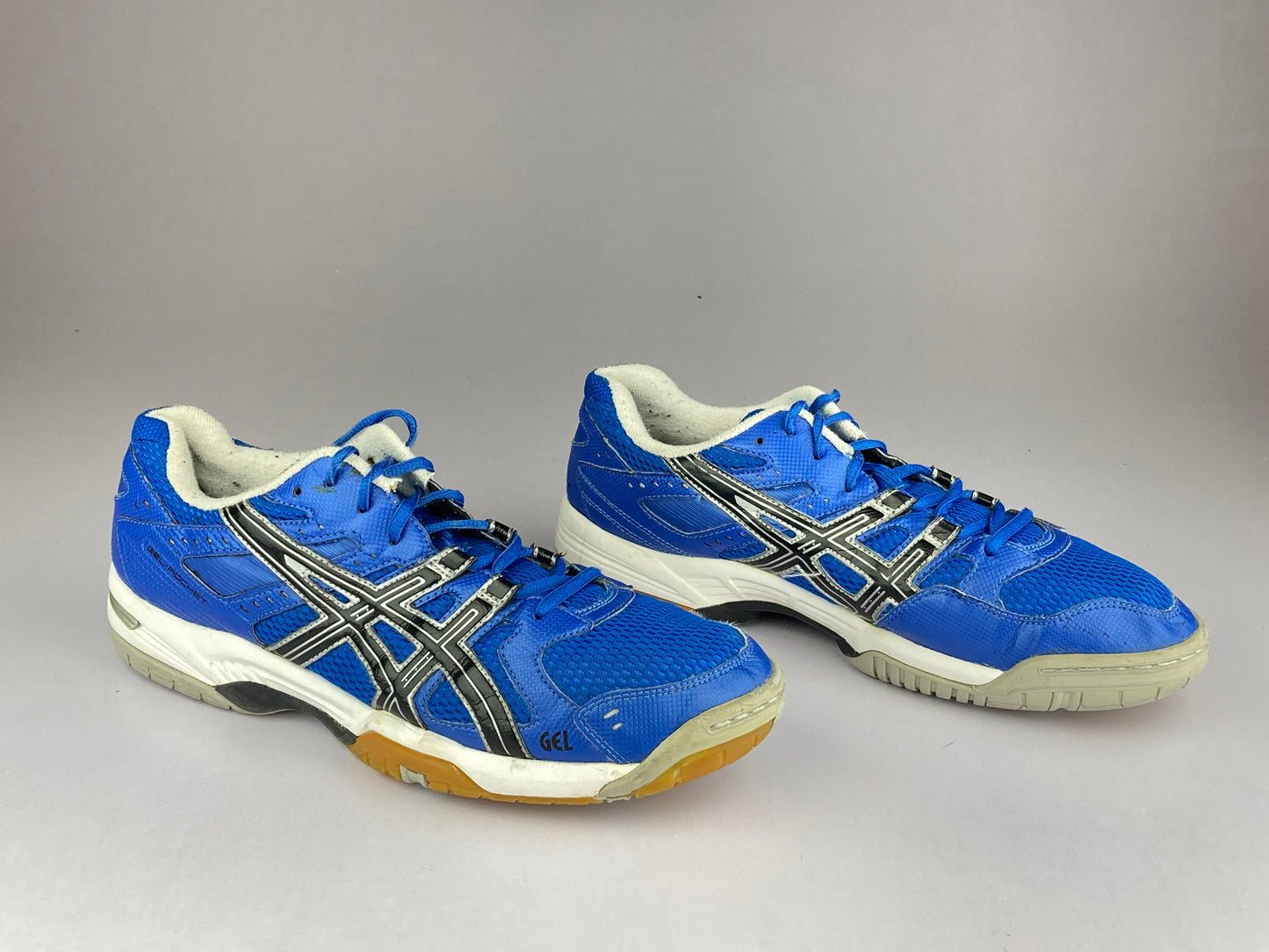 Asics GEL ROCKET 6- SUPERGE 'Blue Back/Silver' b207n-Sneakers-Athletic Corner