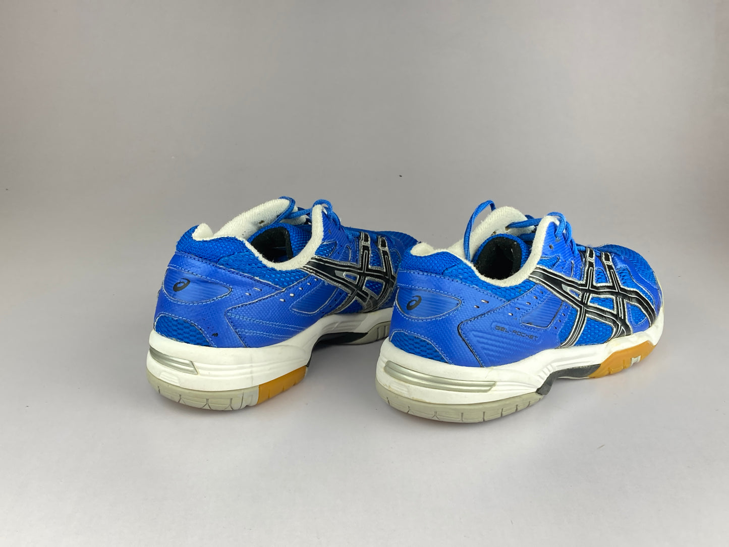 Asics GEL ROCKET 6- SUPERGE 'Blue Back/Silver' b207n-Sneakers-Athletic Corner