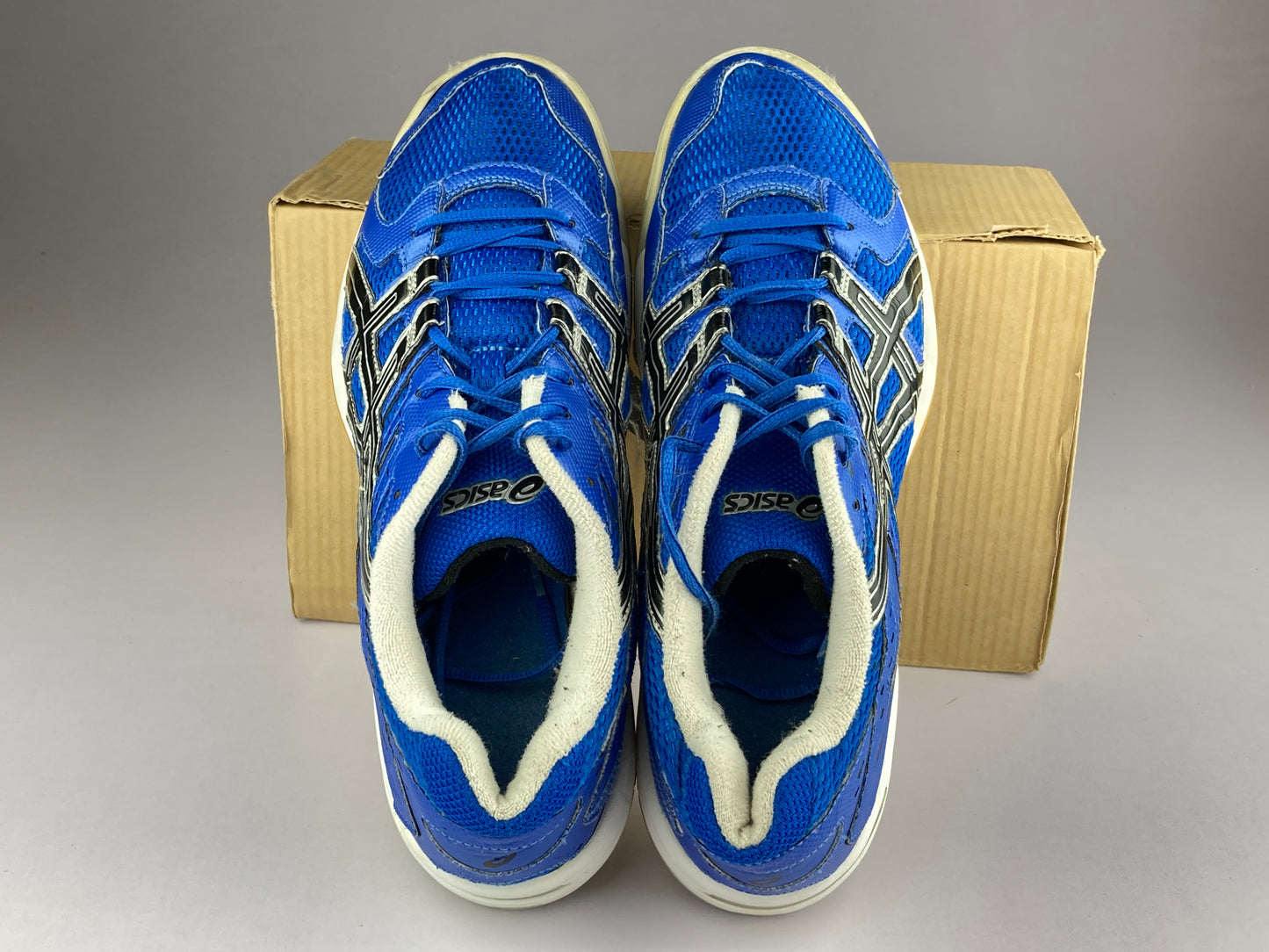 Asics GEL ROCKET 6- SUPERGE 'Blue Back/Silver' b207n-Sneakers-Athletic Corner