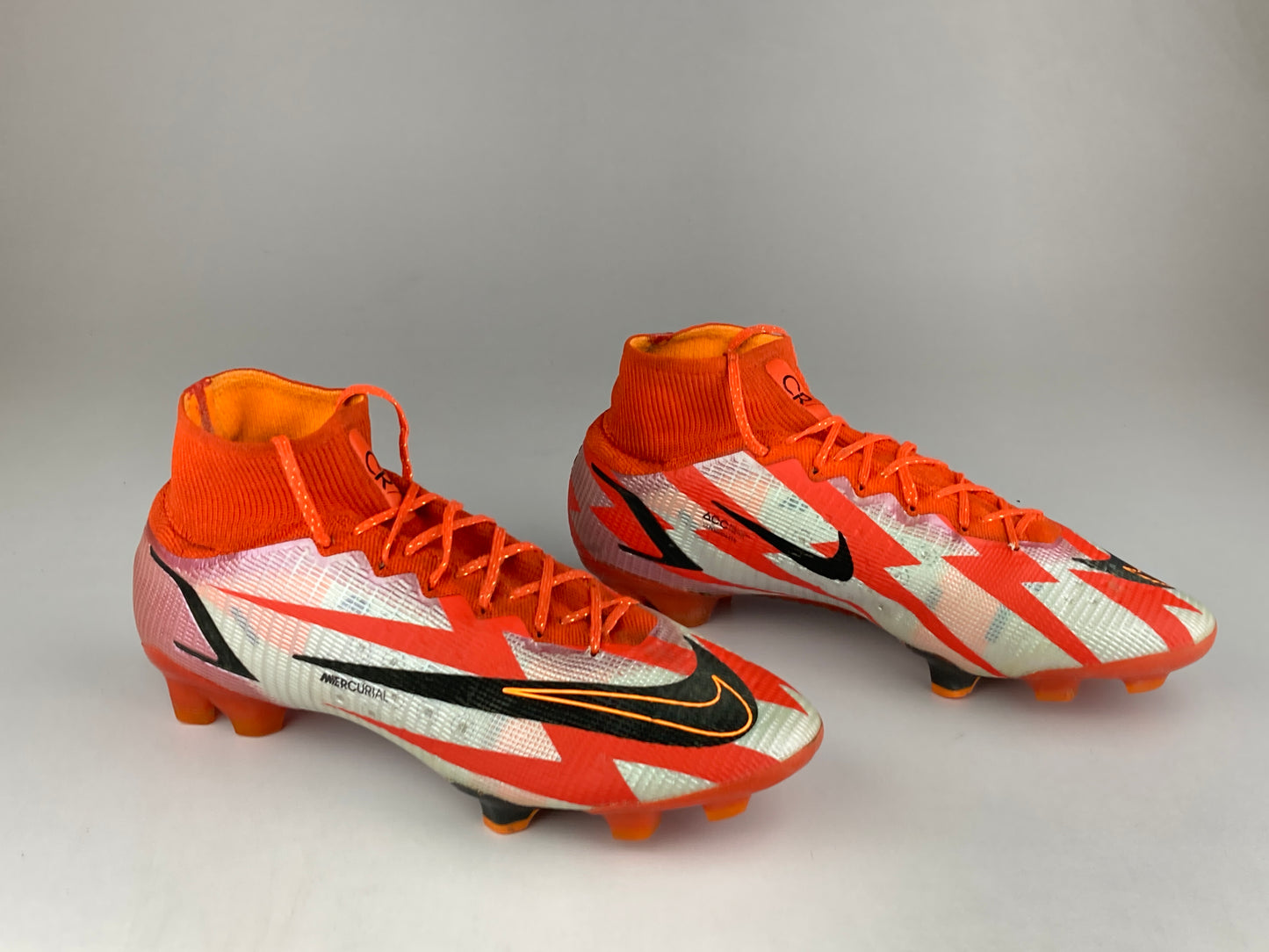 Nike Mercurial Superfly 8 Elite FG CR7 Spark Positivity 'Chile Red/Black/White/Total Orange' DB2858-600-Football-Athletic Corner