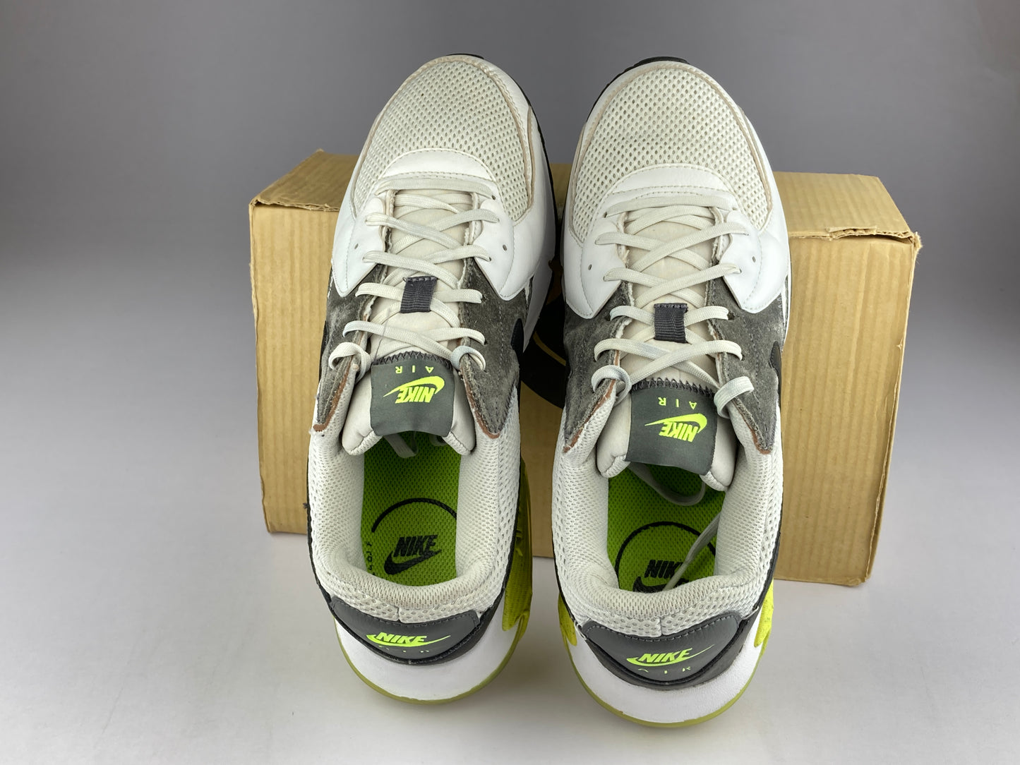 Nike Air Max Excee 'White Grey Volt' CD4165-114-Sneakers-Athletic Corner