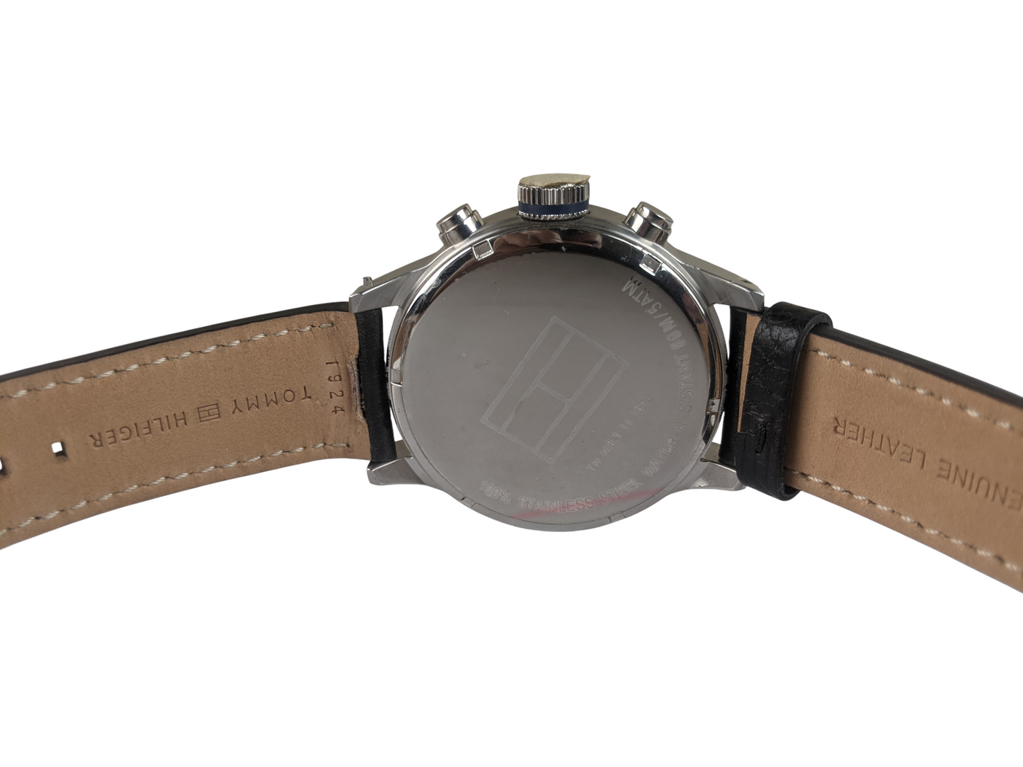 Tommy Hilfiger Cosmo Graph Leather Strap Men's Watch