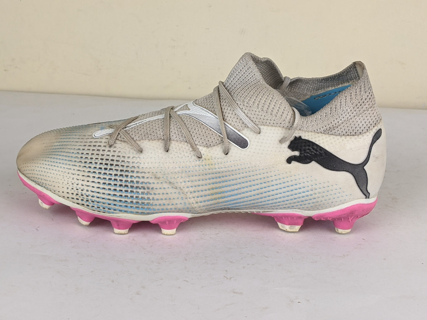 PUMA Future 7 Match FG/AG Phenomenal - White/Black/Poison Pink Kids