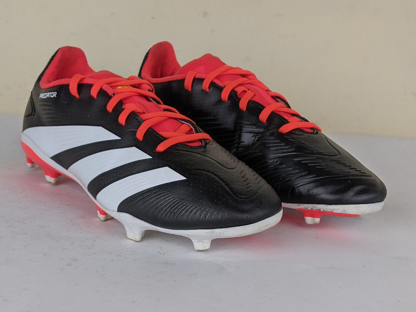 adidas Predator League FG Solar Energy - Core Black/Footwear White/Solar Red Kids