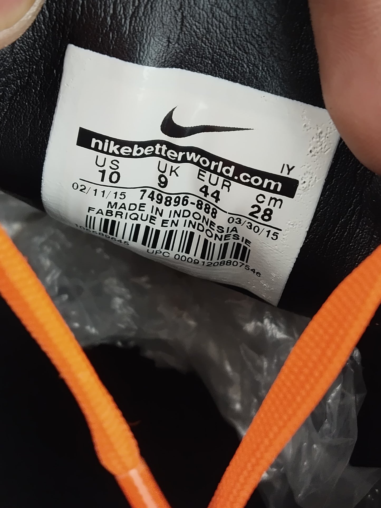 Nike Hypervenom Phelon II FG 'Orange/Black