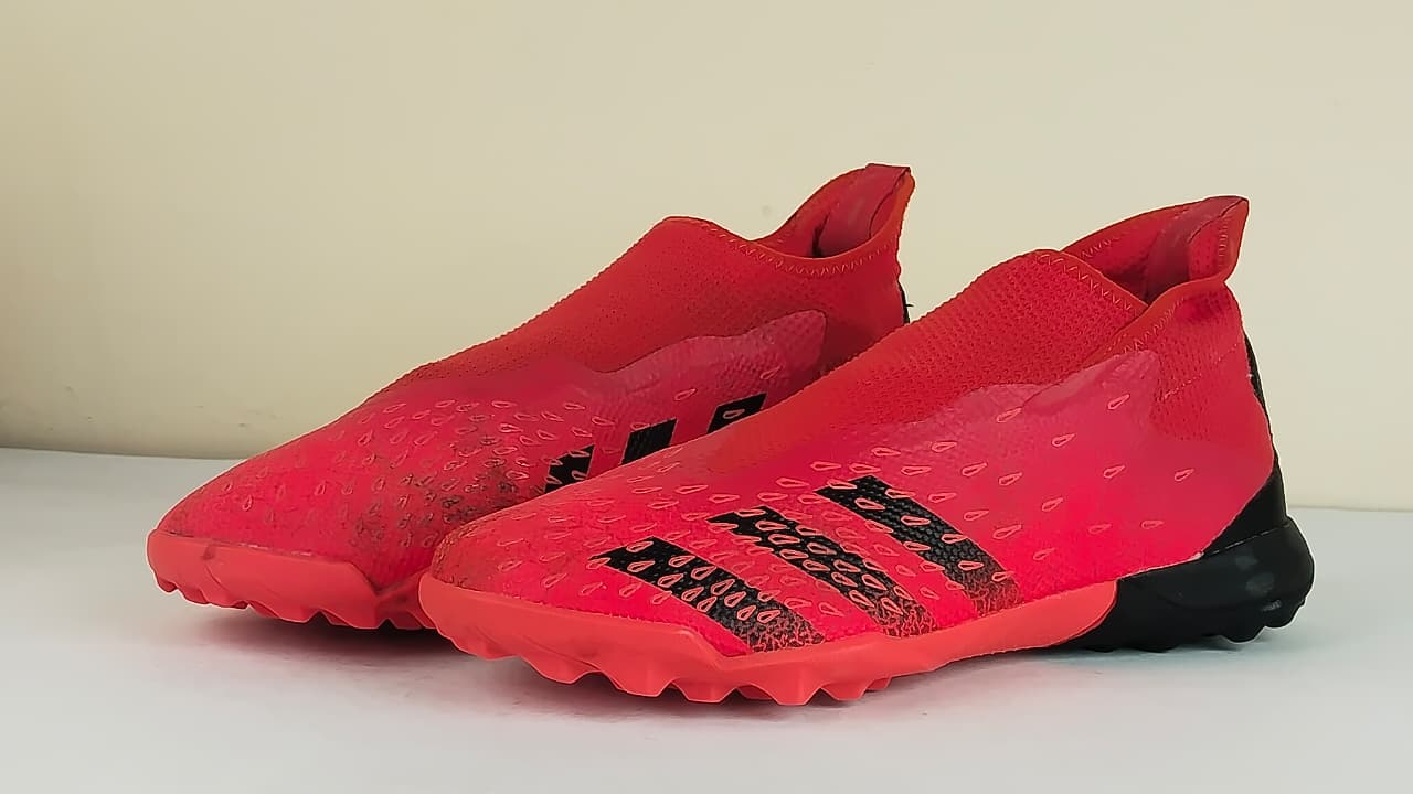 adidas Predator Freak .3 Laceless TF Meteorite - Red/Core Black/Solar Red