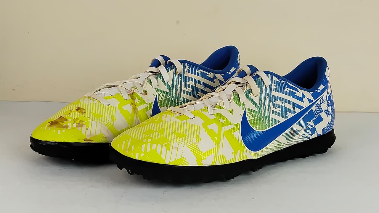 Nike Mercurial Vapor 13 Club TF NJR Jogo Prismatico - White/Racer Blue/Volt/Black