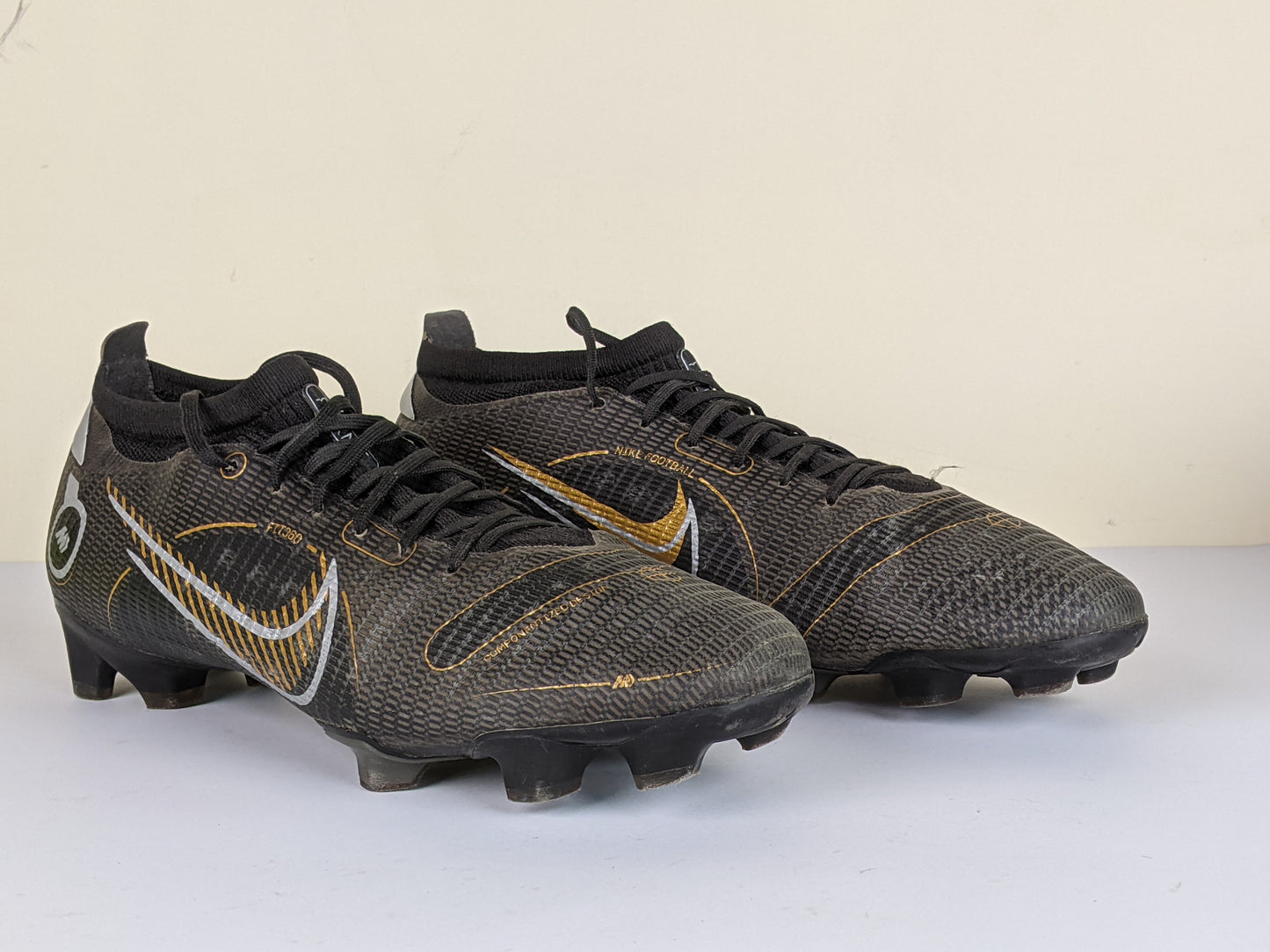 Nike Mercurial Vapor 14 Pro FG Shadow - Black/Metallic Gold/Metallic Silver