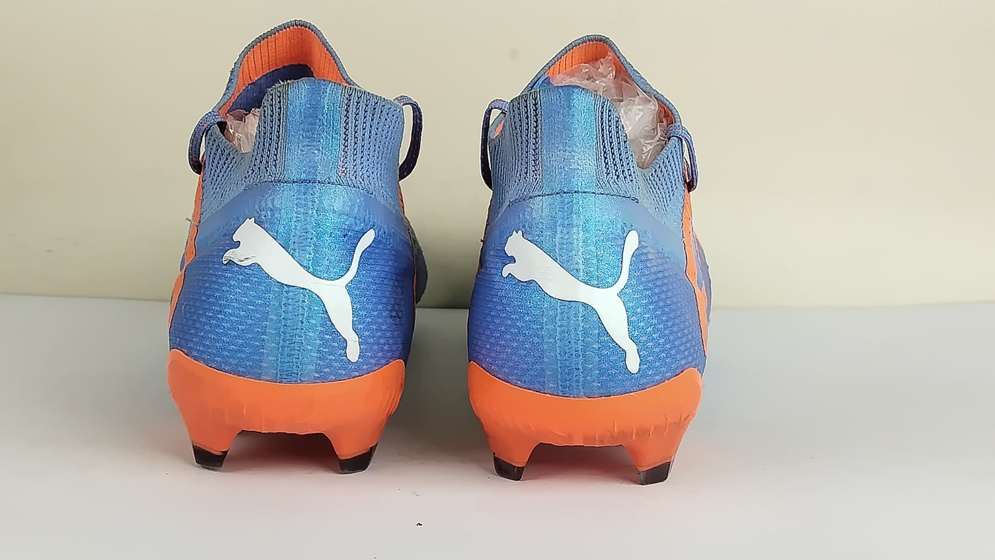 PUMA Future Ultimate FG/AG Supercharge - Blue Glimmer/PUMA White/Ultra Orange