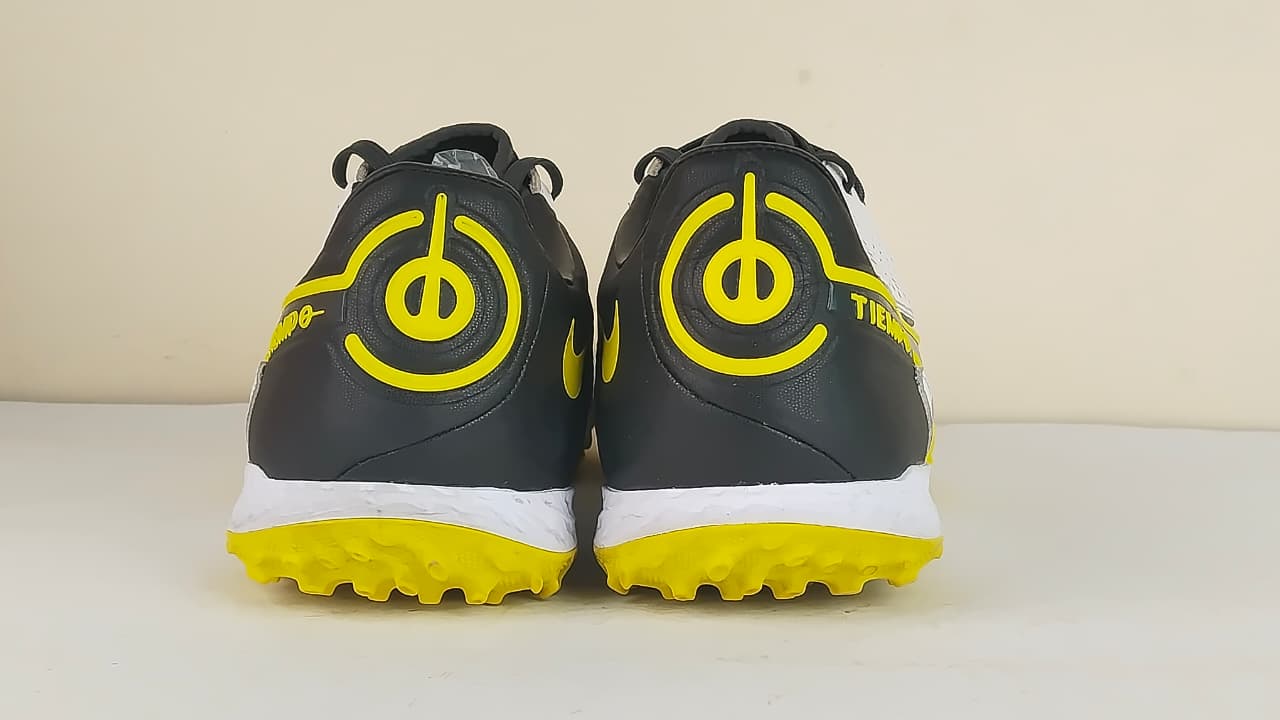 Nike Tiempo React Legend 9 Pro TF - White/Dark Smoke Grey/Black/Yellow