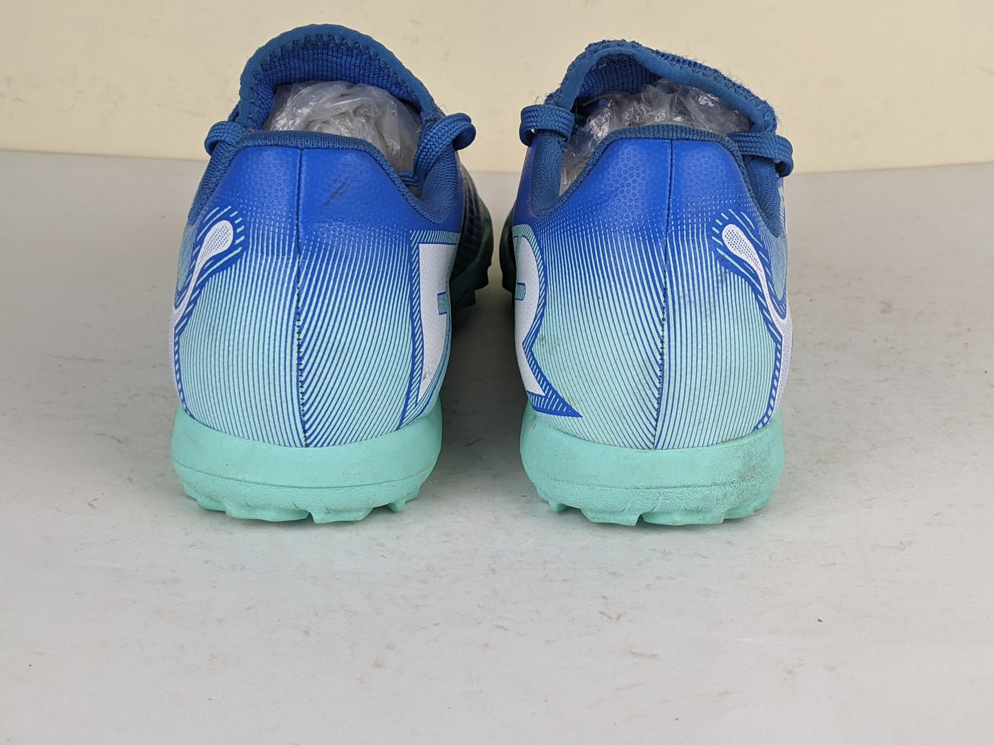 Puma FUTURE 7 PLAY TT Jr Hyperlink Blue-Mint-PUMA White