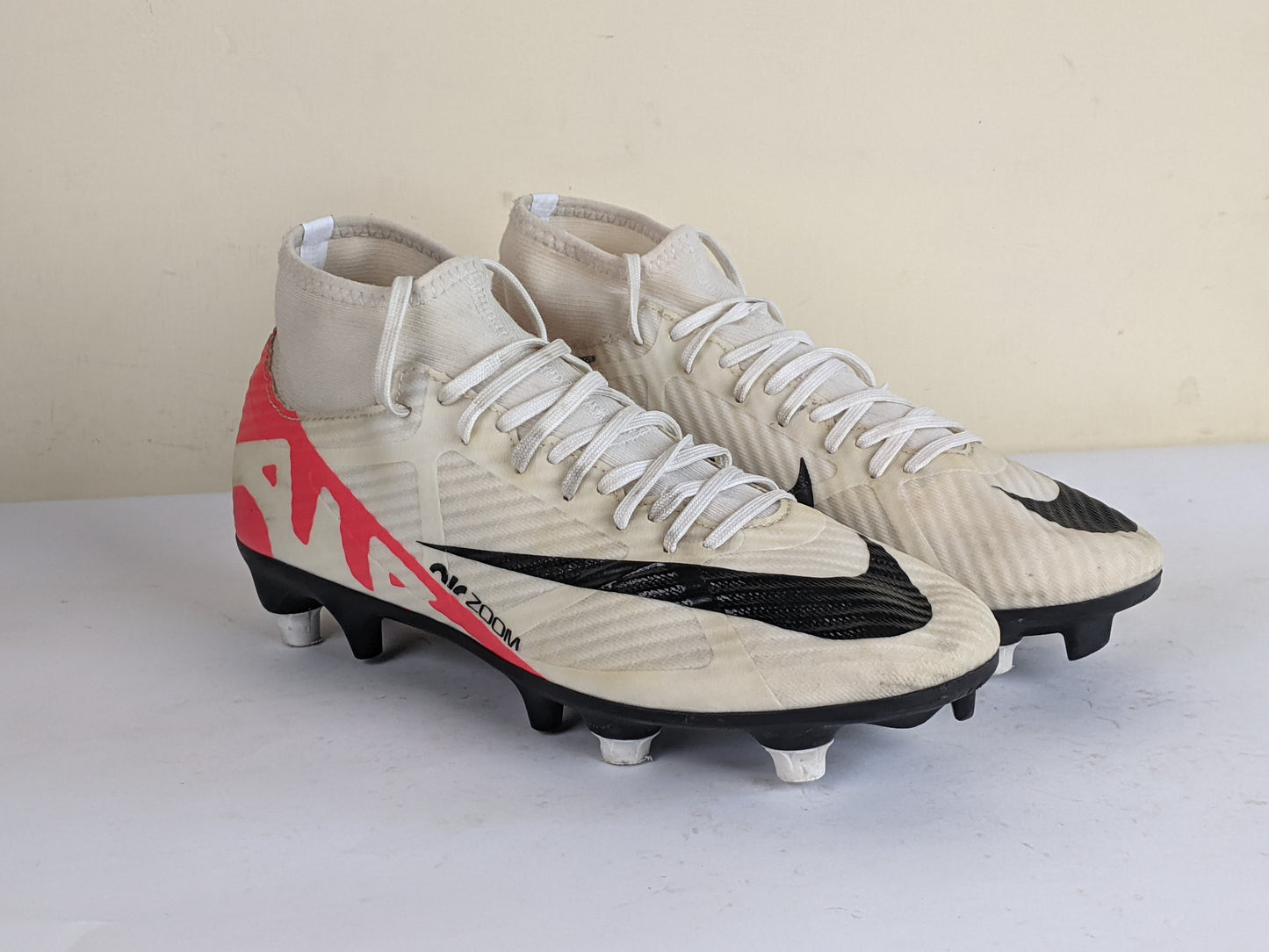 Nike Air Zoom Mercurial Superfly 9 Academy SG-PRO Anti-Clog Ready - Bright Crimson/White/Black