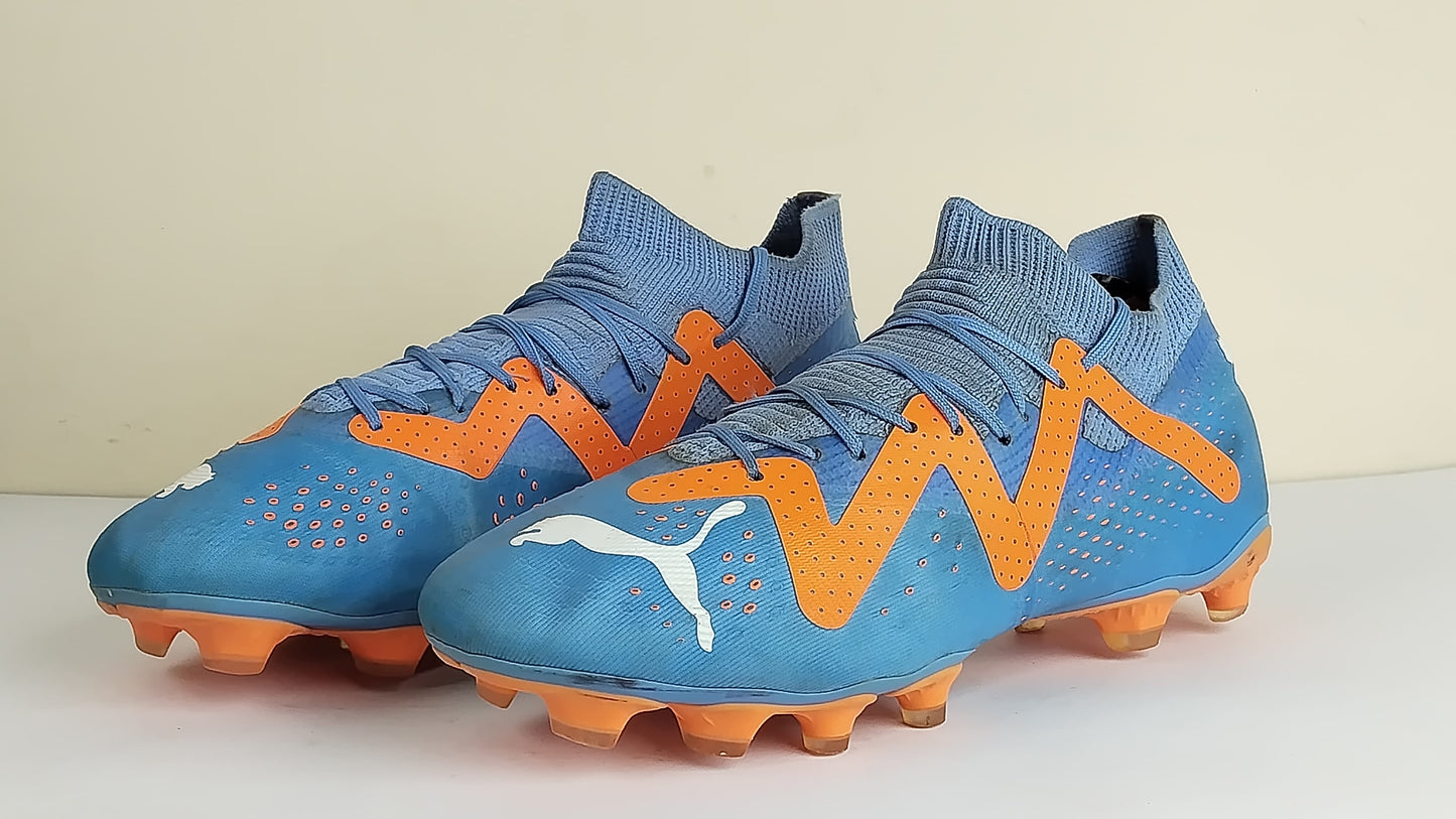 PUMA Future Match FG/AG Supercharge - Blue Glimmer/PUMA White/Ultra Orange