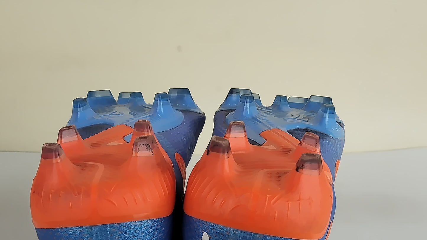 PUMA Future Ultimate FG/AG Supercharge - Blue Glimmer/PUMA White/Ultra Orange