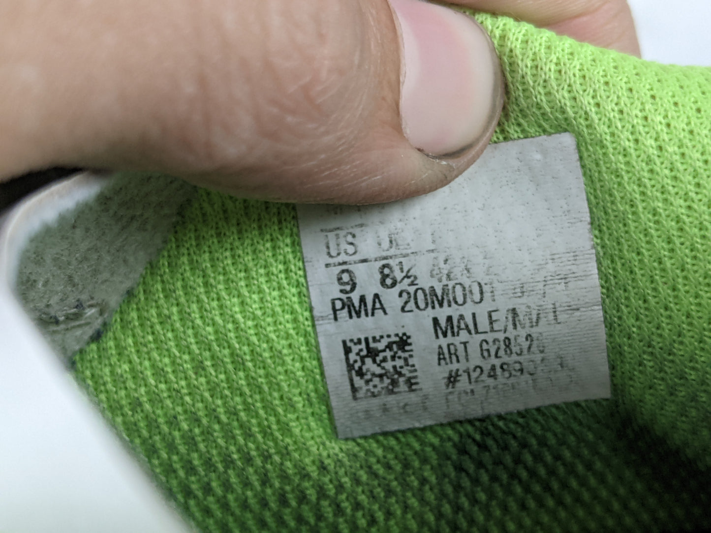 adidas Copa 20.4 FG/AG Uniforia - Footwear White/Core Black/Signal Green