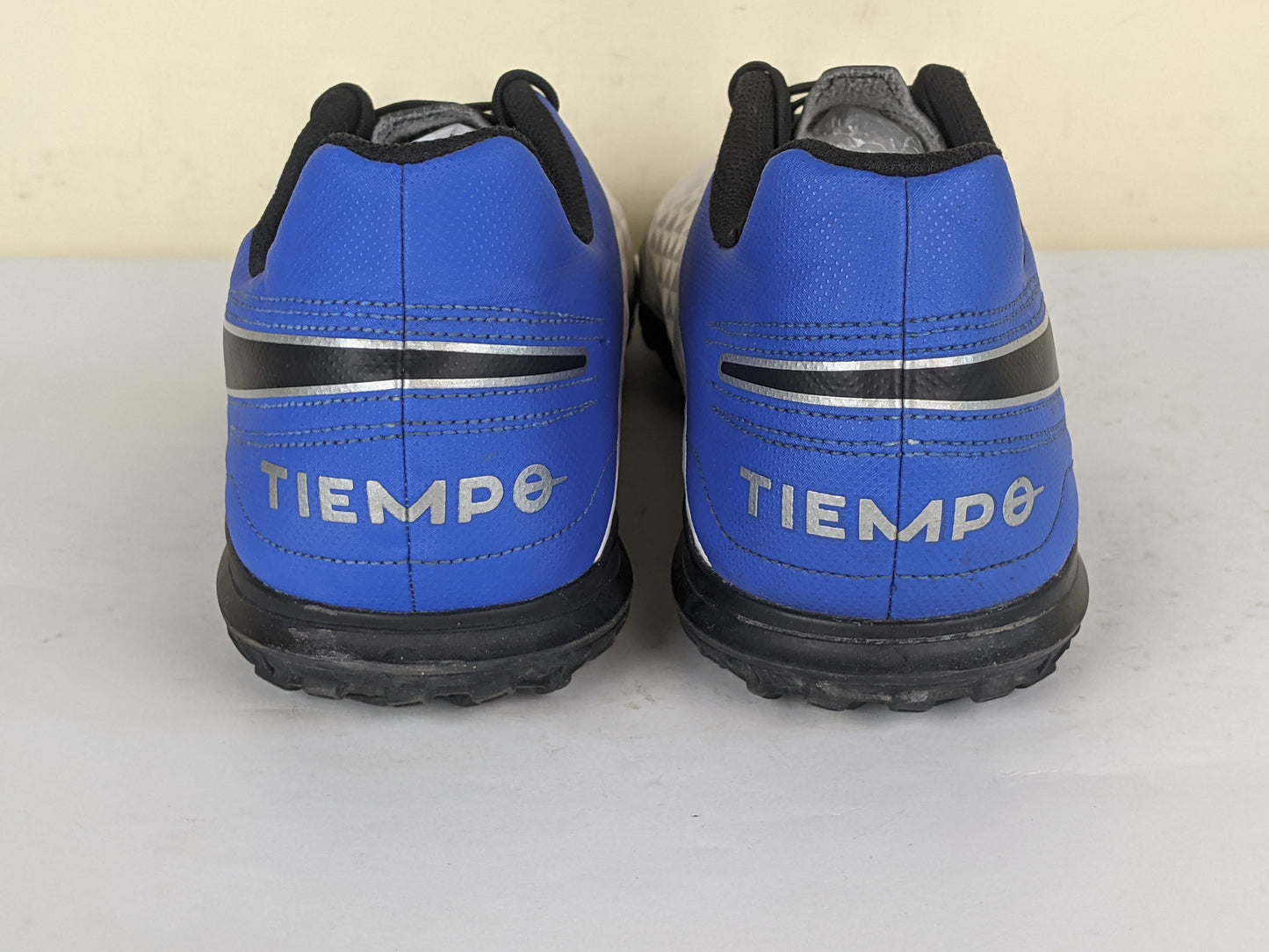 Nike Tiempo Legend 8 Club TF Daybreak - White/Black/Hyper Royal/Metallic Silver