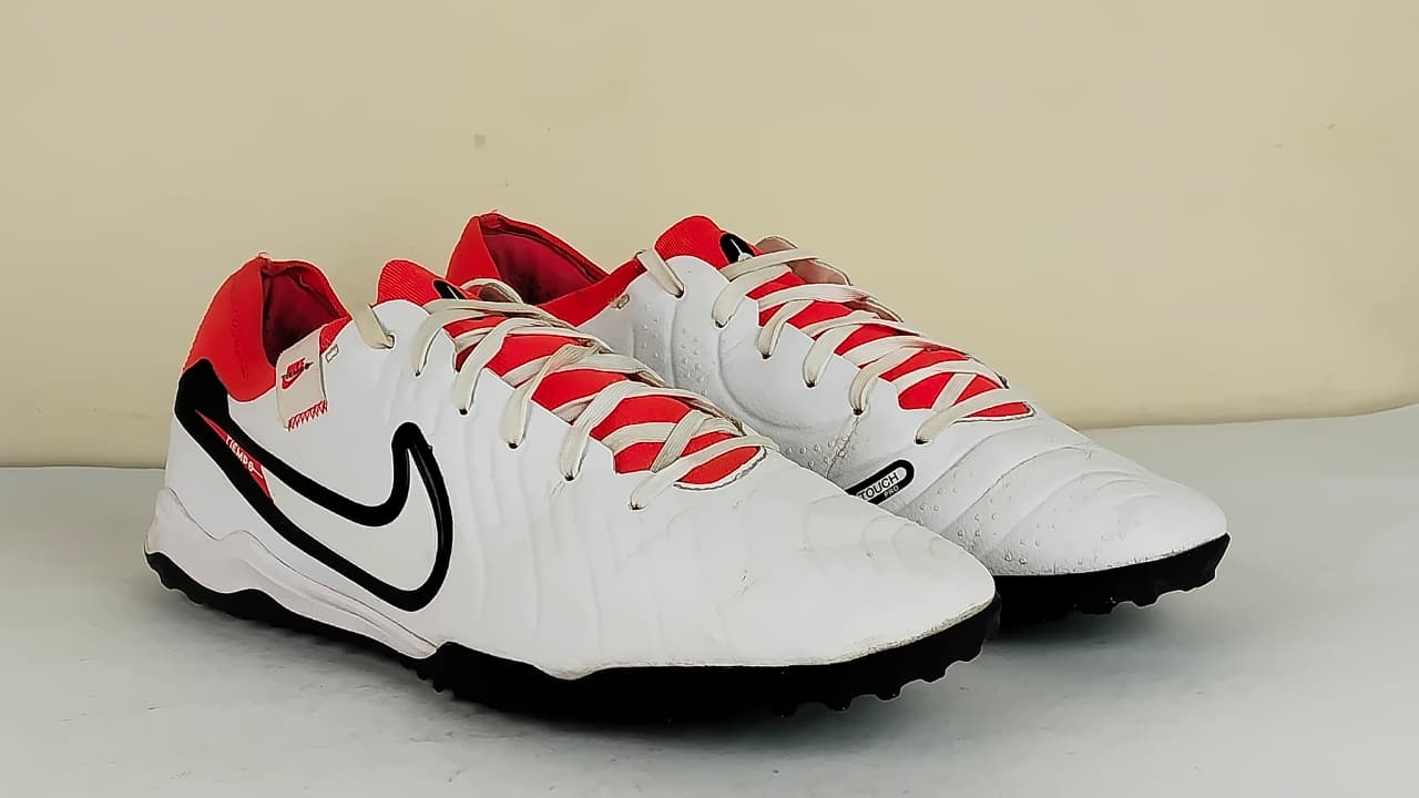 Nike Tiempo Legend 10 Pro TF Ready - White/Black/Bright Crimson