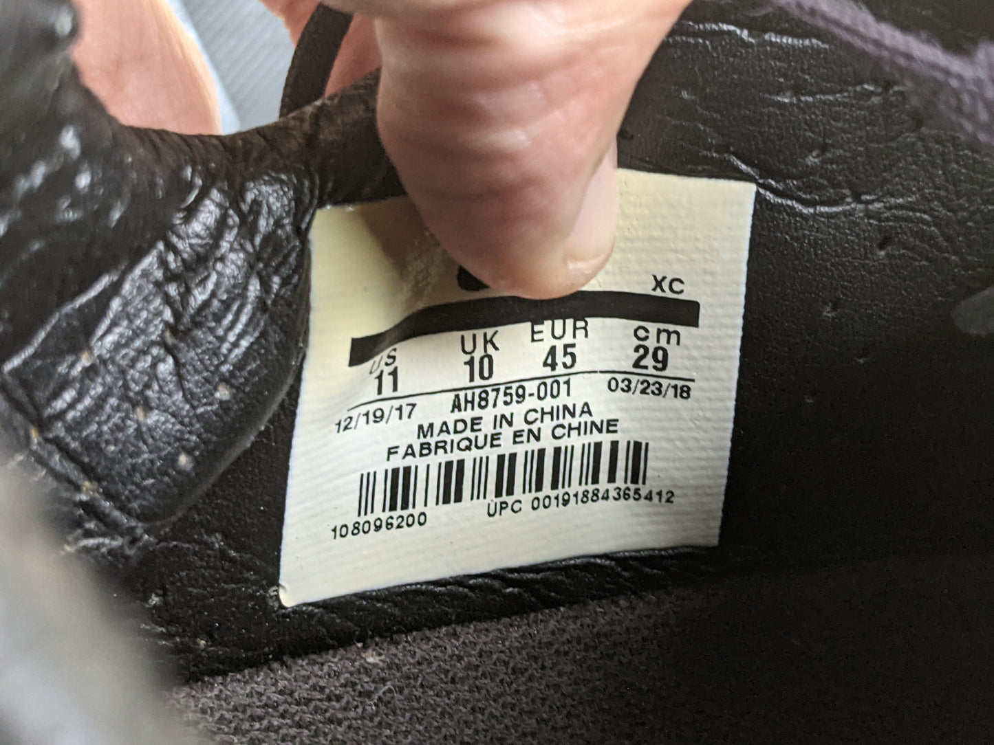 Nike Mercurial Vapor 12 Pro AG-PRO Stealth Ops - Black