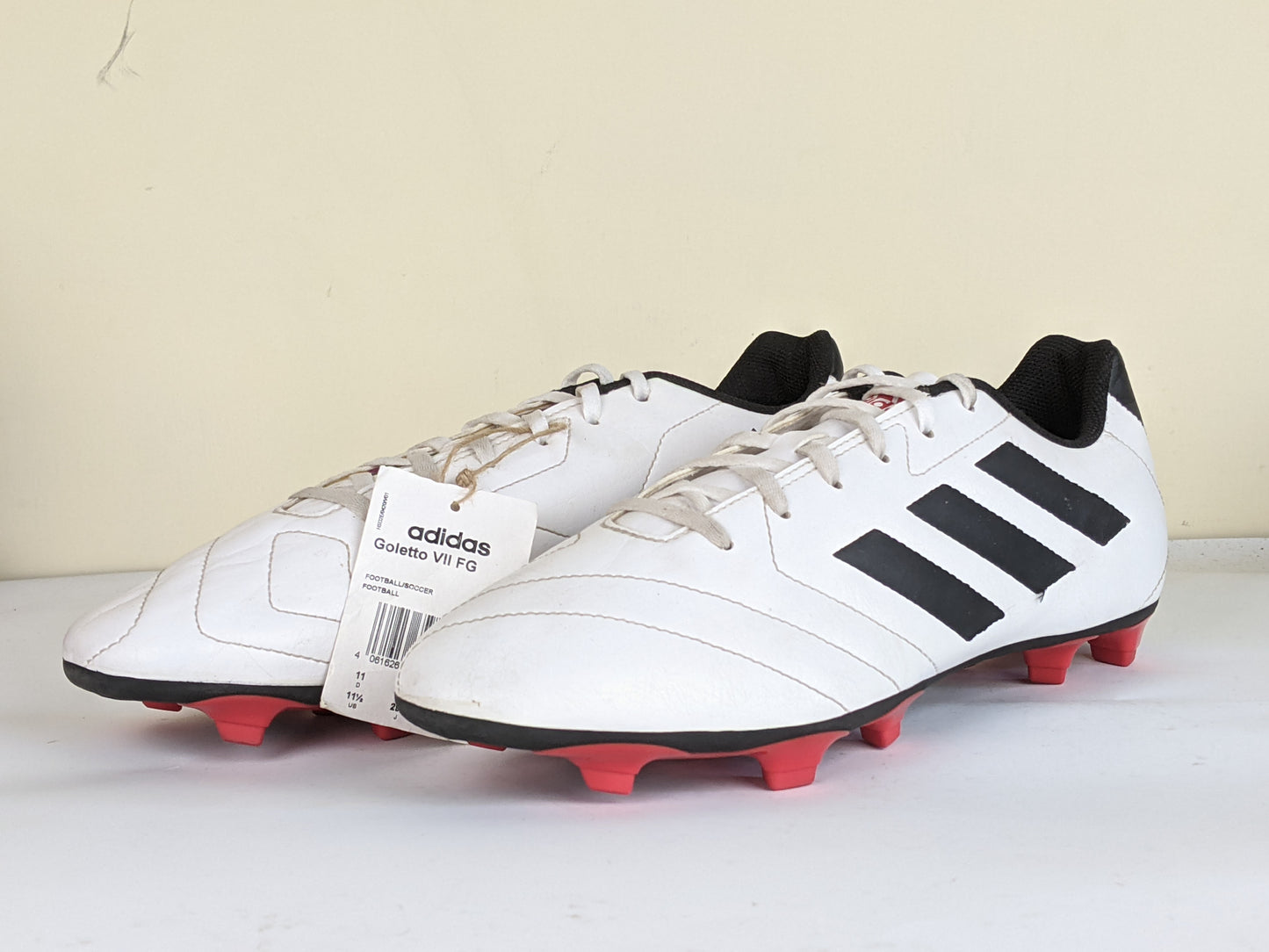 adidas Goletto VII FG 'White/Black' (Brand New)