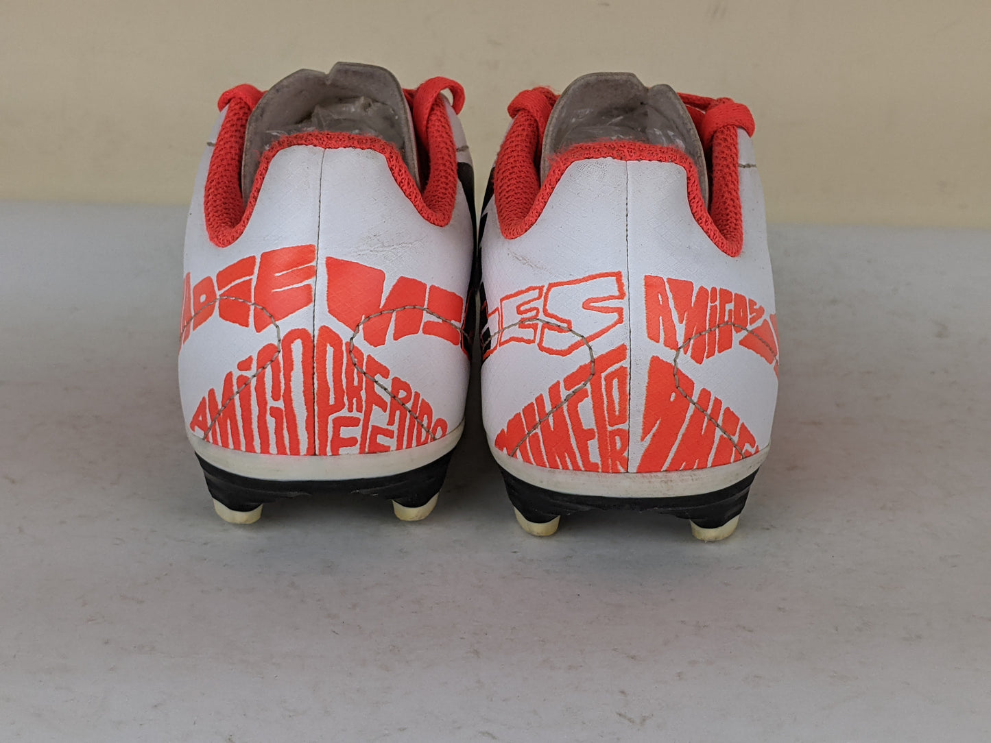 adidas X Speedportal Messi .4 FxG Balon te Adoro - Footwear White/Core Black/Solar Red Kids