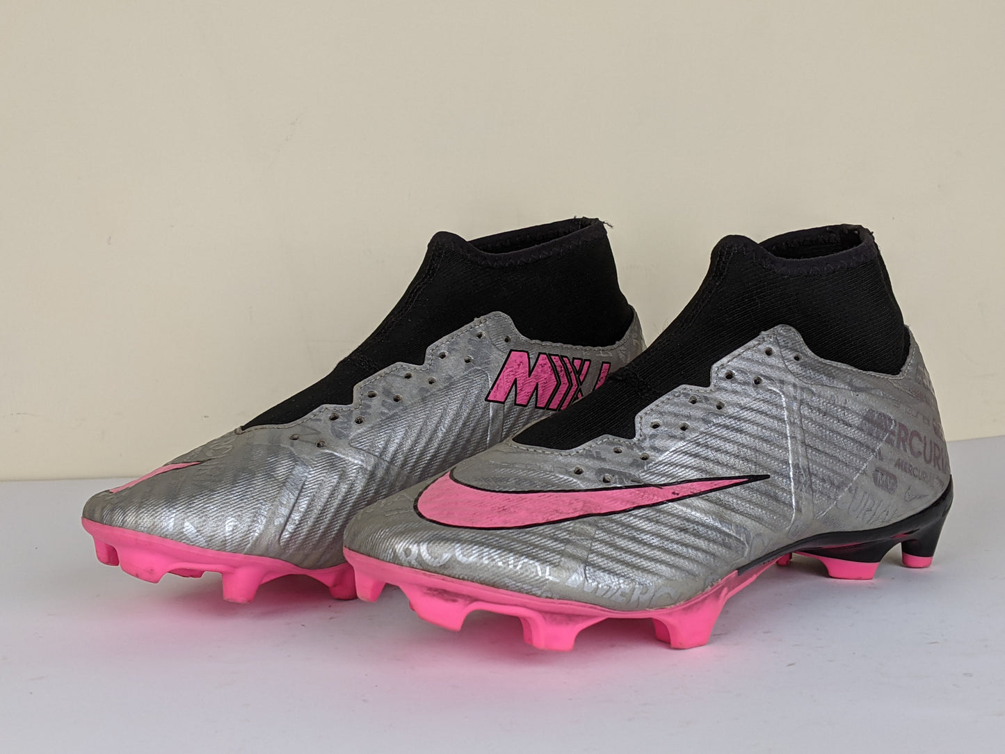 Nike Air Zoom Mercurial Superfly 9 Academy MG XXV - Metallic Silver/Hyper Pink/Black/Volt